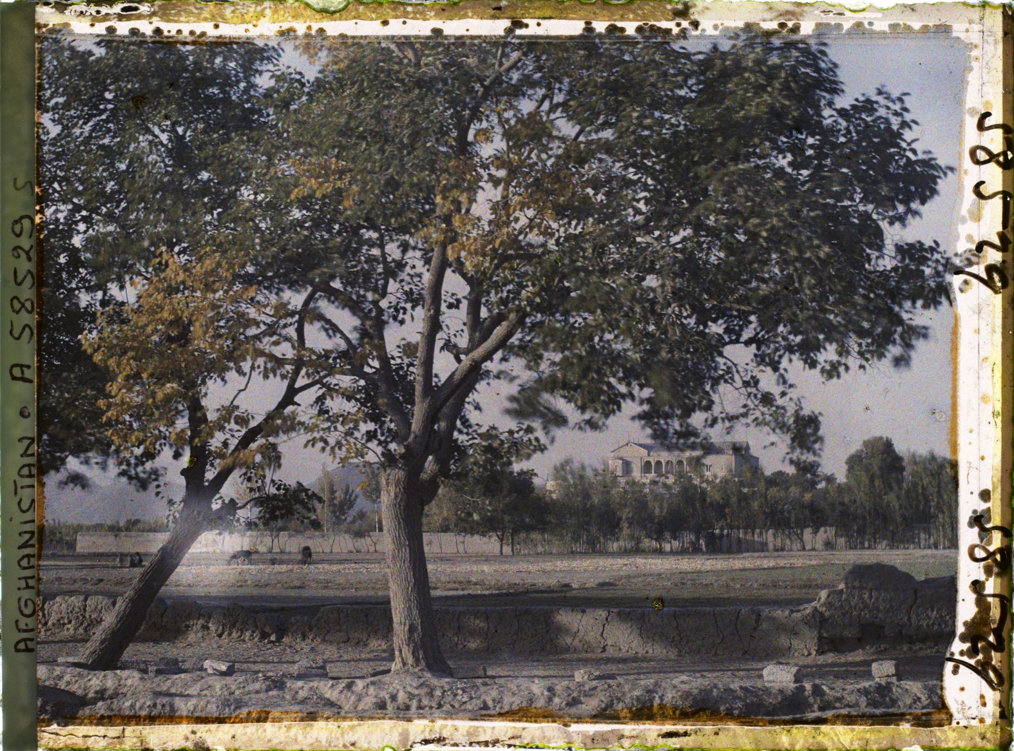 Image représentant Afghanistan, Tchil-zou-Toun, Paysage vers le Palais