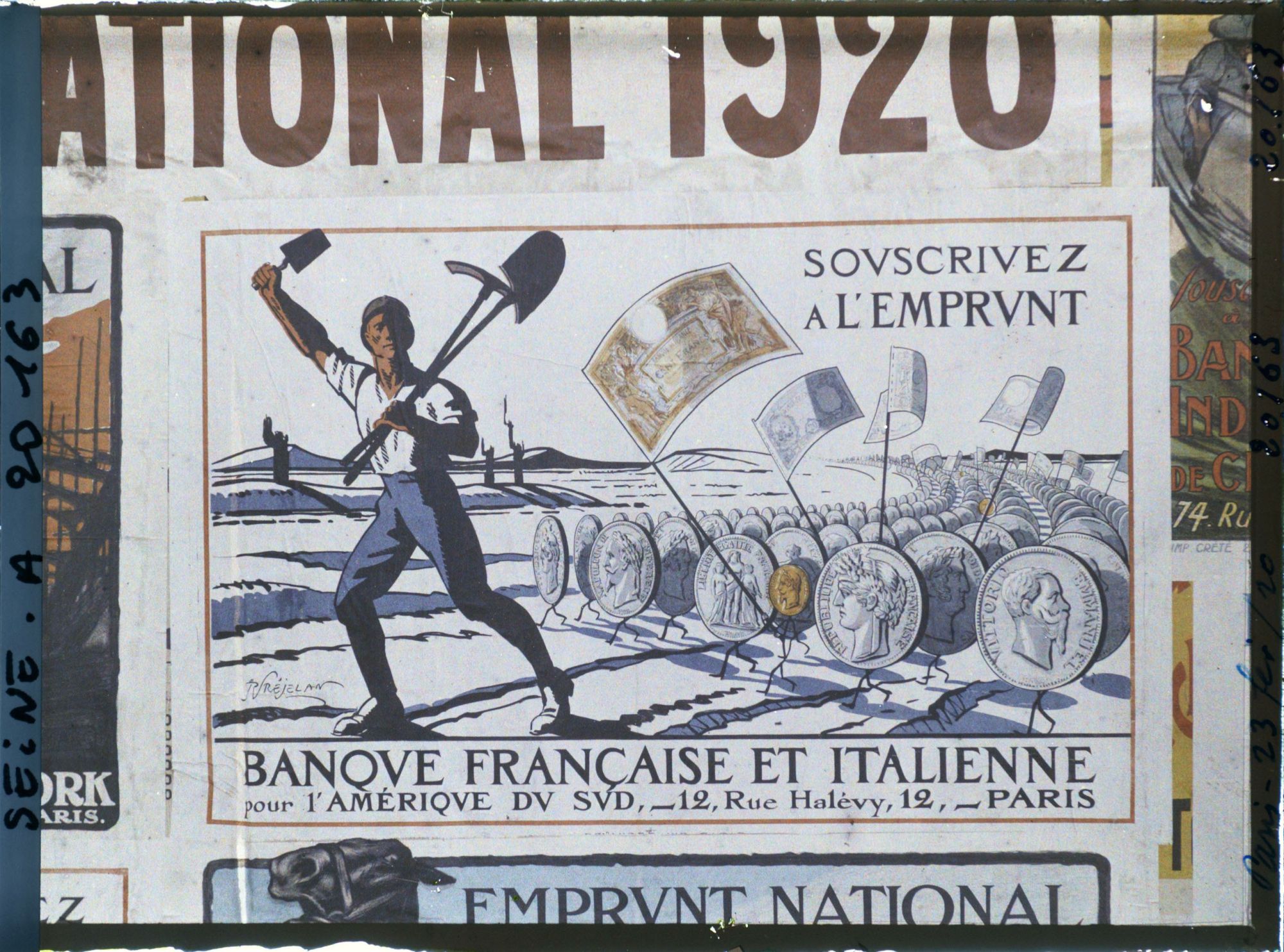 Image représentant Affiche de l'emprunt national de 1920, Banque française et italienne