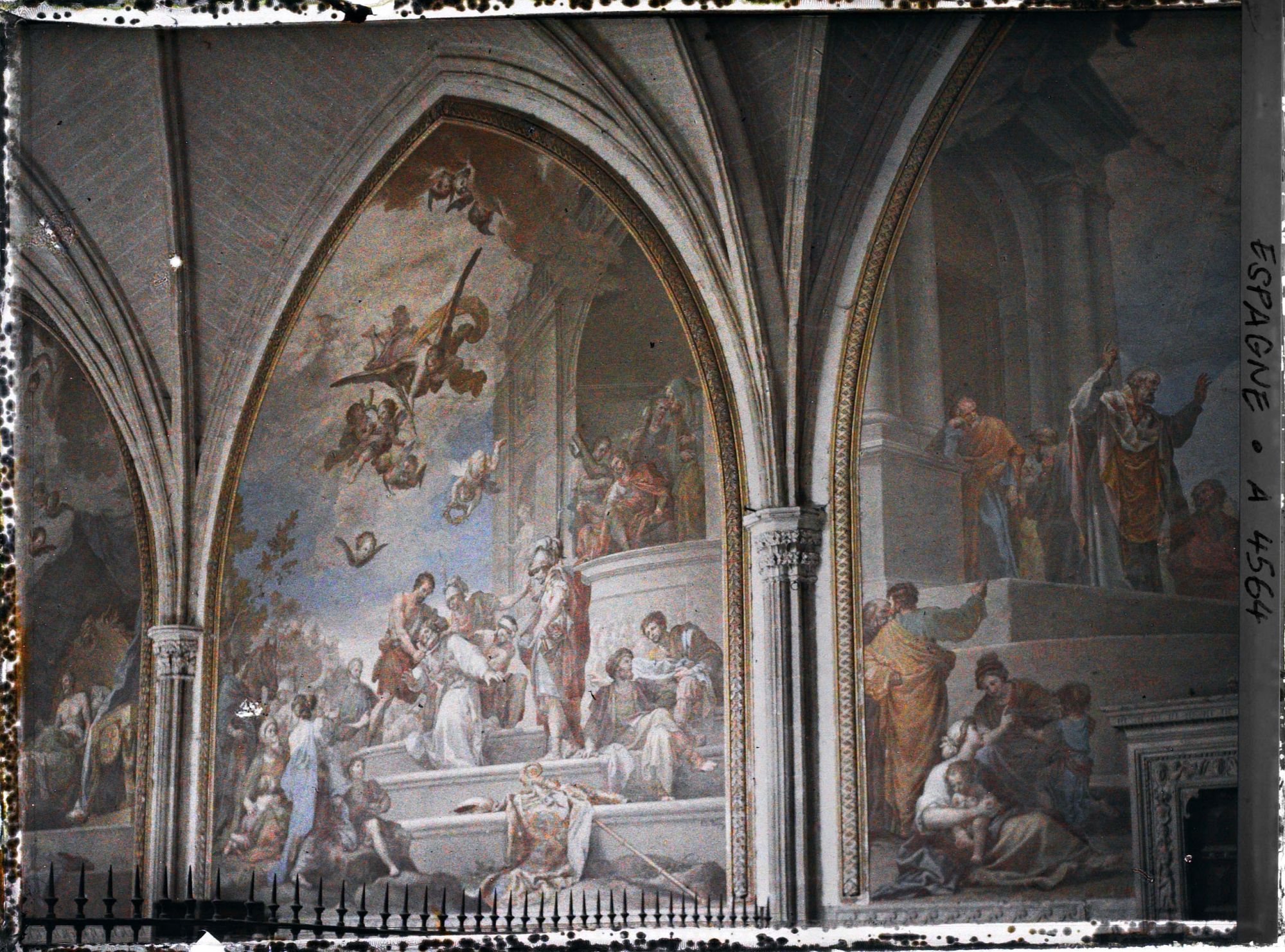 Image représentant Fresques de Francisco Bayeu dans le cloître de la cathédrale Sainte Marie de Tolède