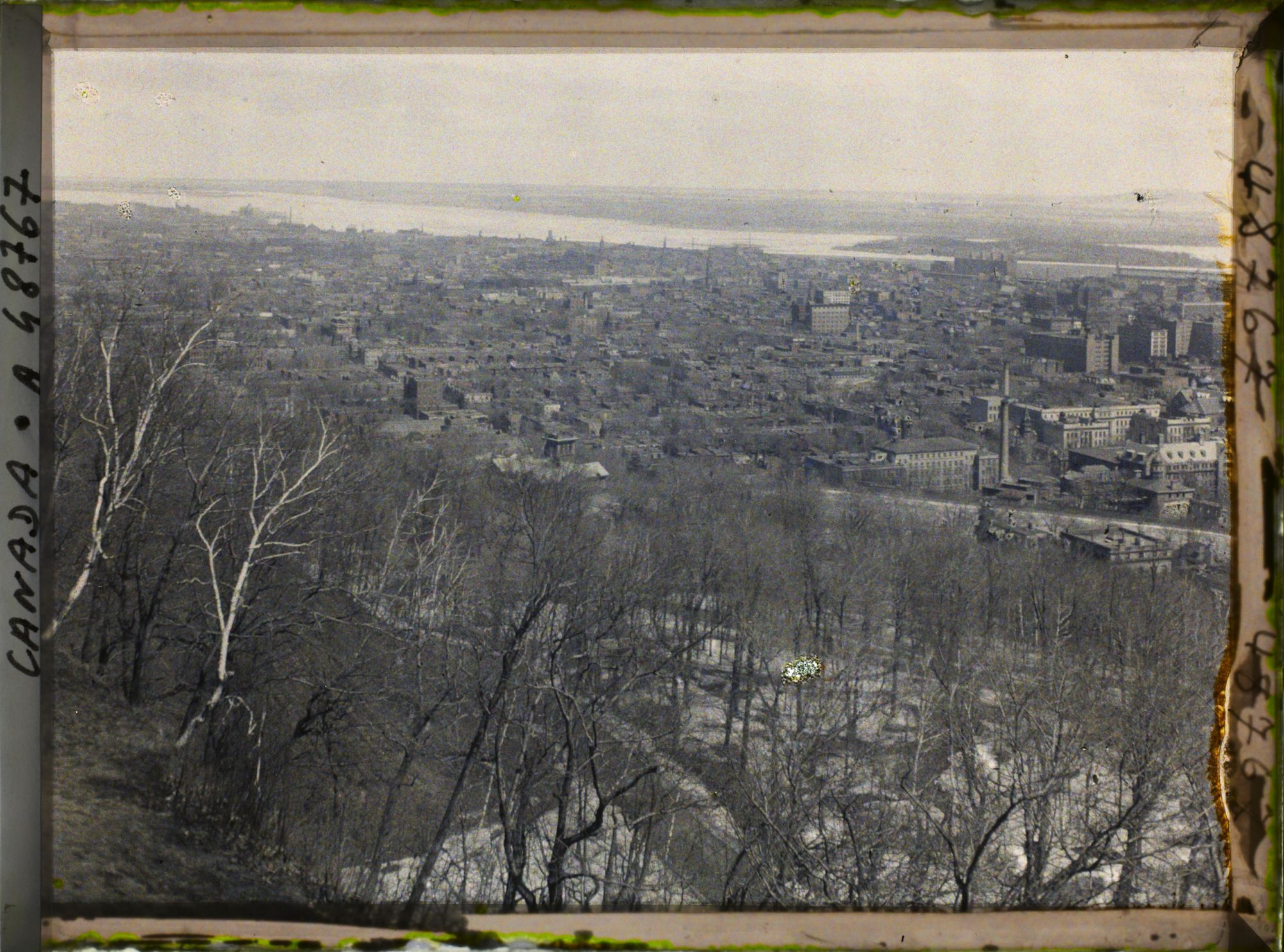 Image représentant Canada, Montréal, Panorama de Montréal vers Hochelaga et Ile Ste Hélène