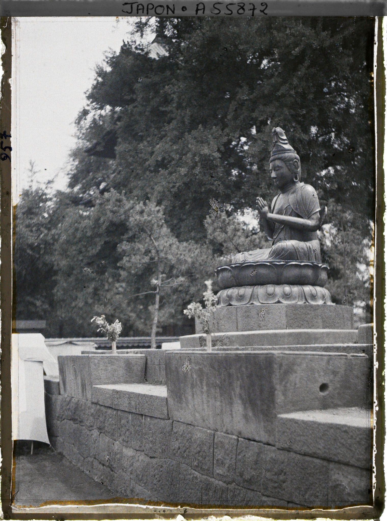 Image représentant Asakusa-koen (parc d'Asakusa), temple d'Asakusa, statue bouddhique