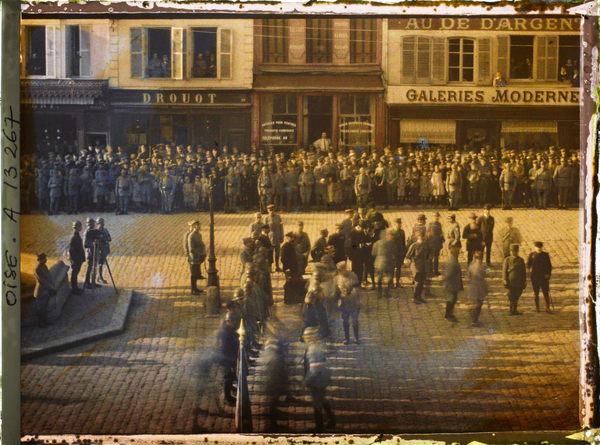 Image représentant France, Noyon, Le 28 septbre, Visite de S. M. Le Roi d'Italie