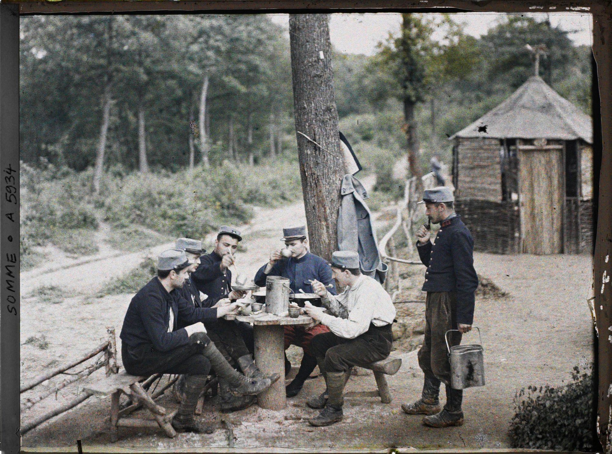 Image représentant Groupe de poilus aux avant-postes