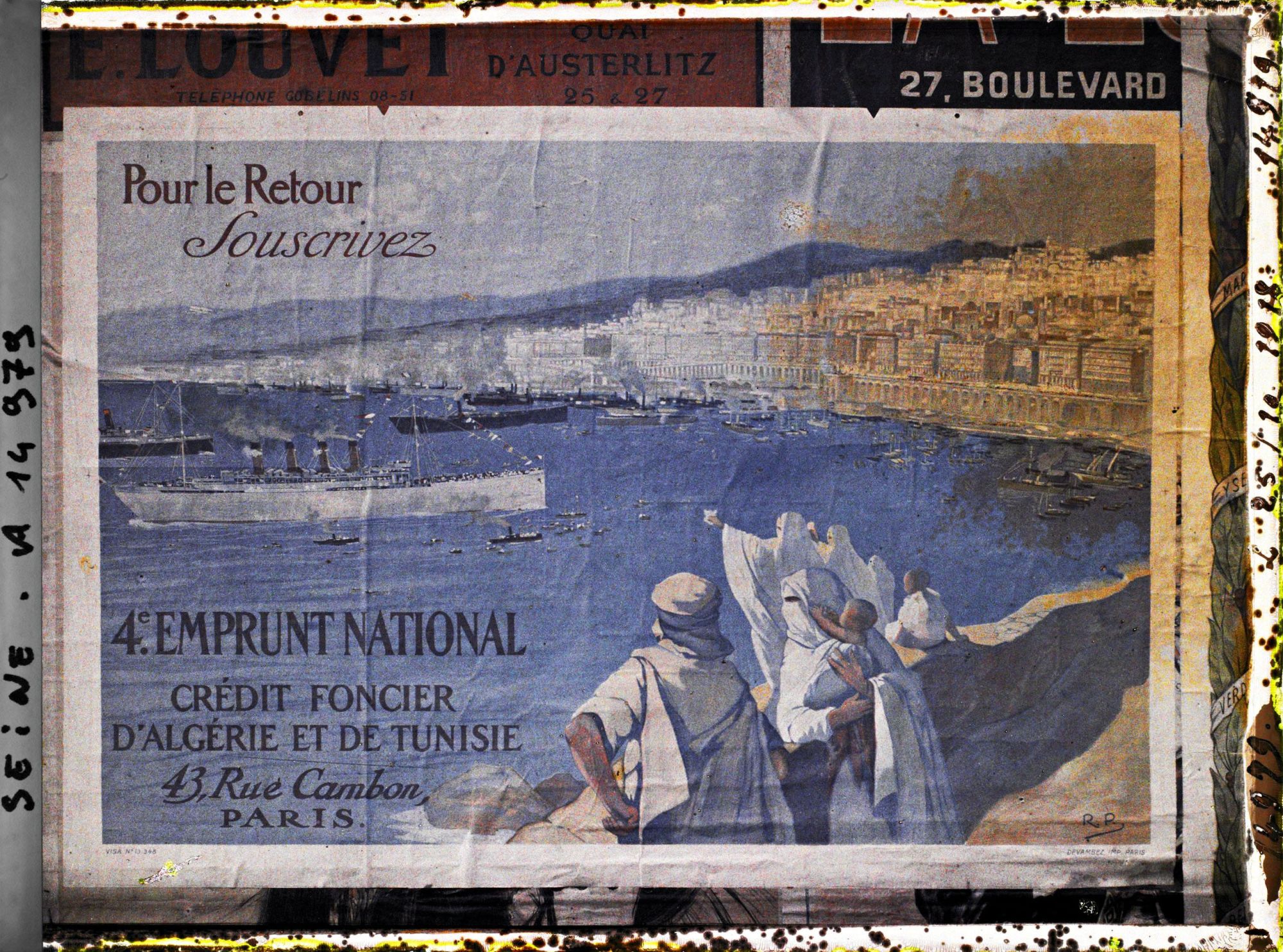 Image représentant Affiches de l'emprunt, Crédit foncier d'Algérie et de Tunisie