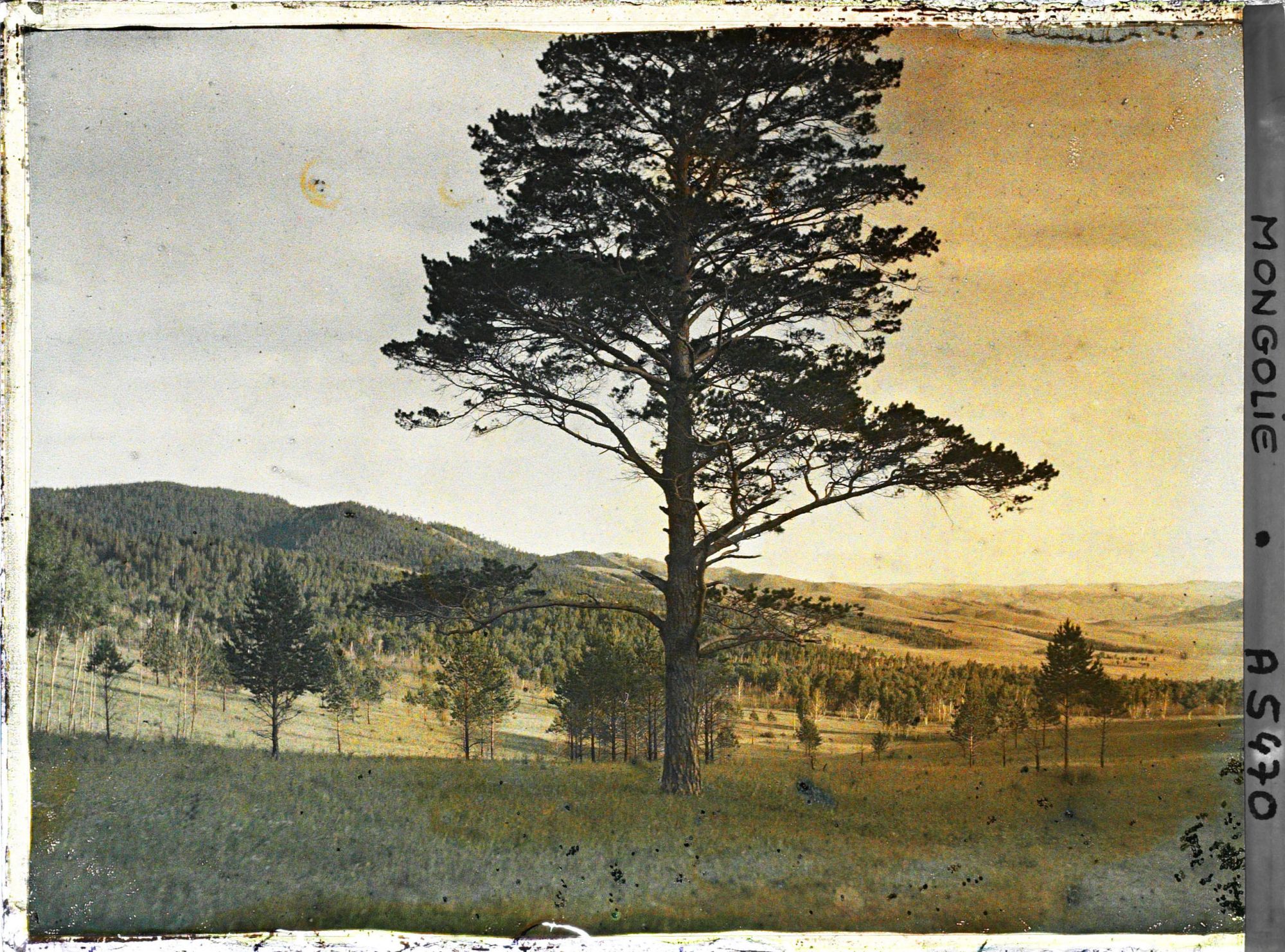 Image représentant Vue d'une vallée et de chaînes de montagnes