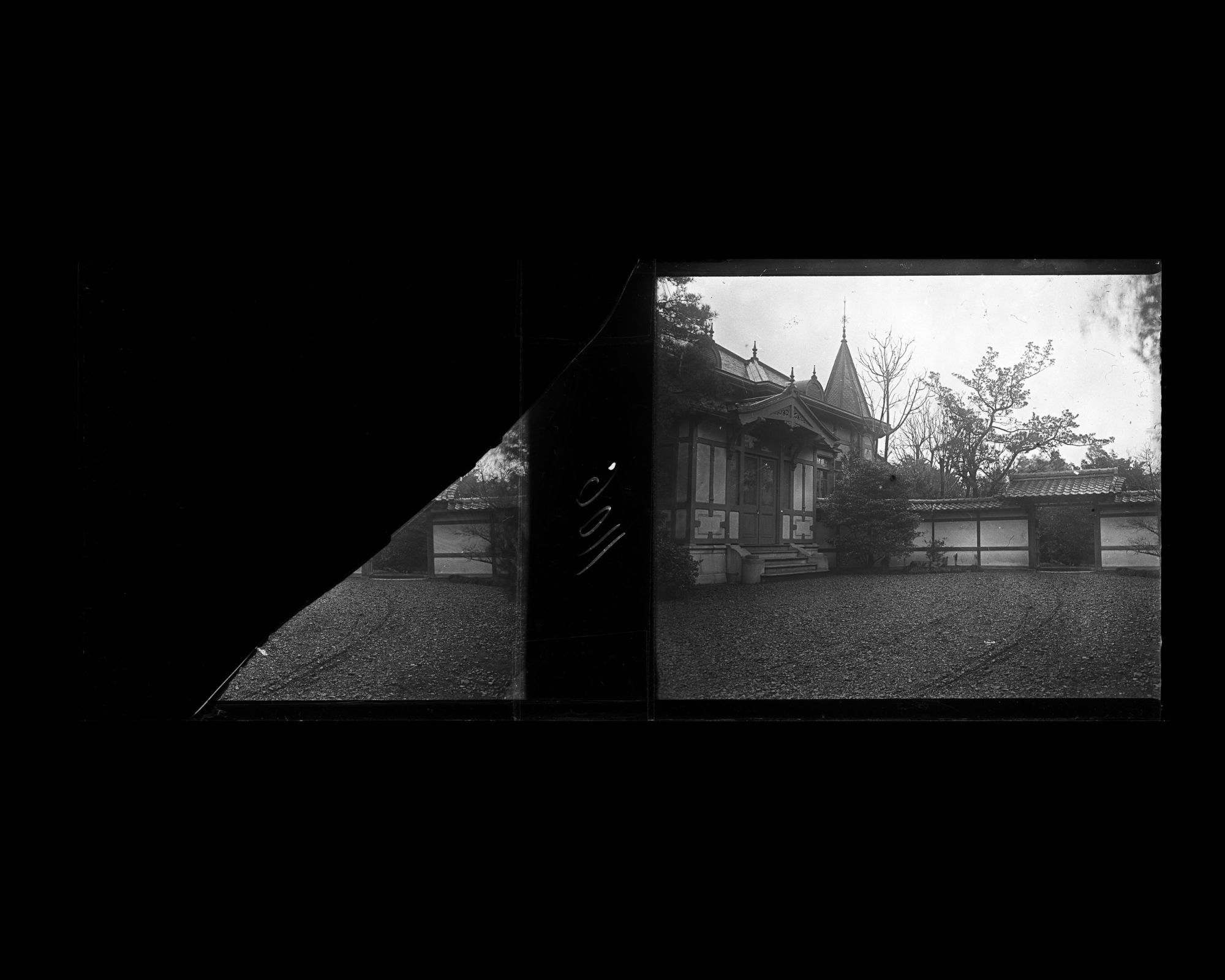 Image représentant L'aile construite à l'européenne de la résidence de Eiichi Shibusawa