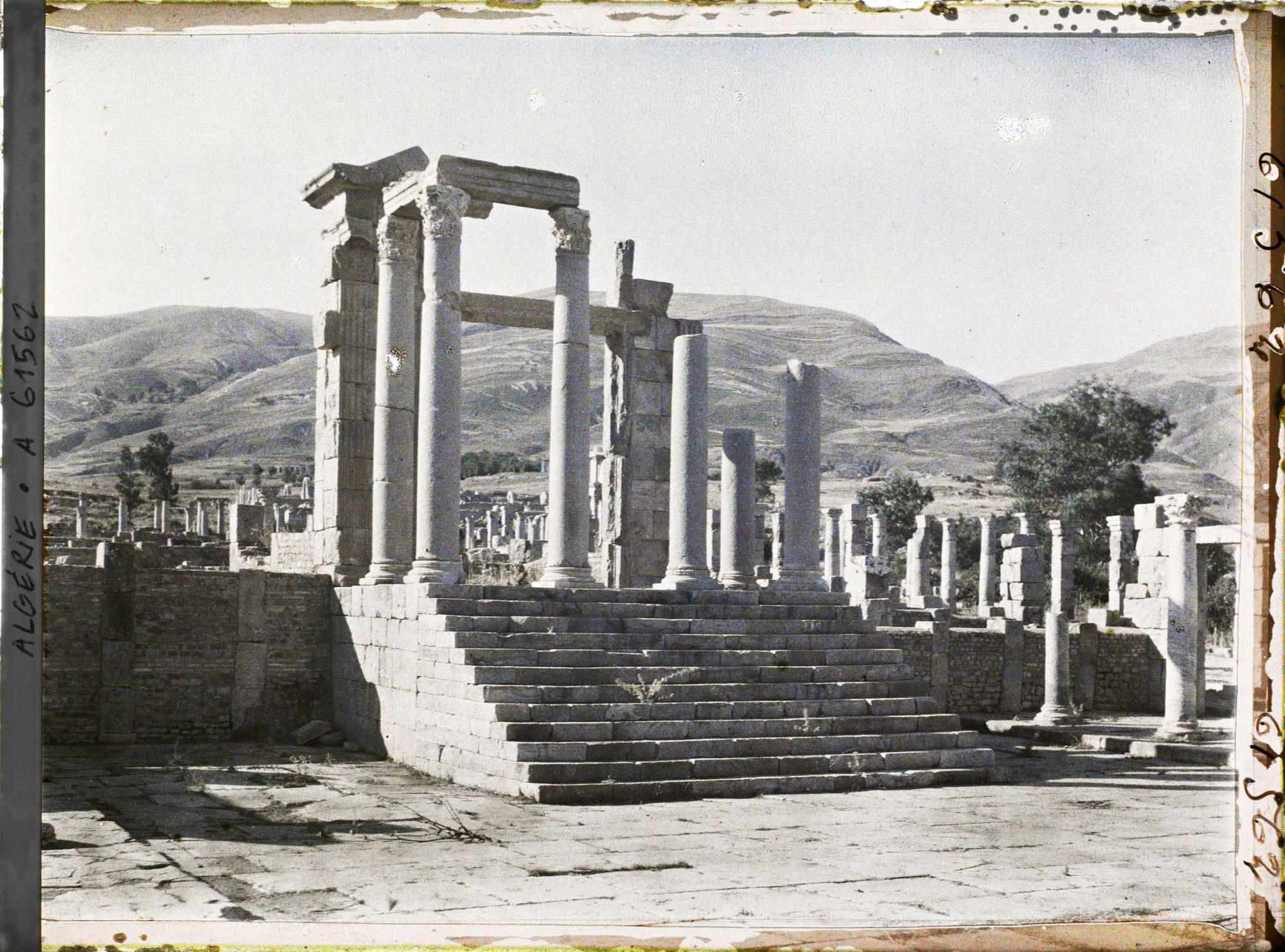 Image représentant Le Temple de Venus Genetrix, vestiges de la cité antique Cuicul