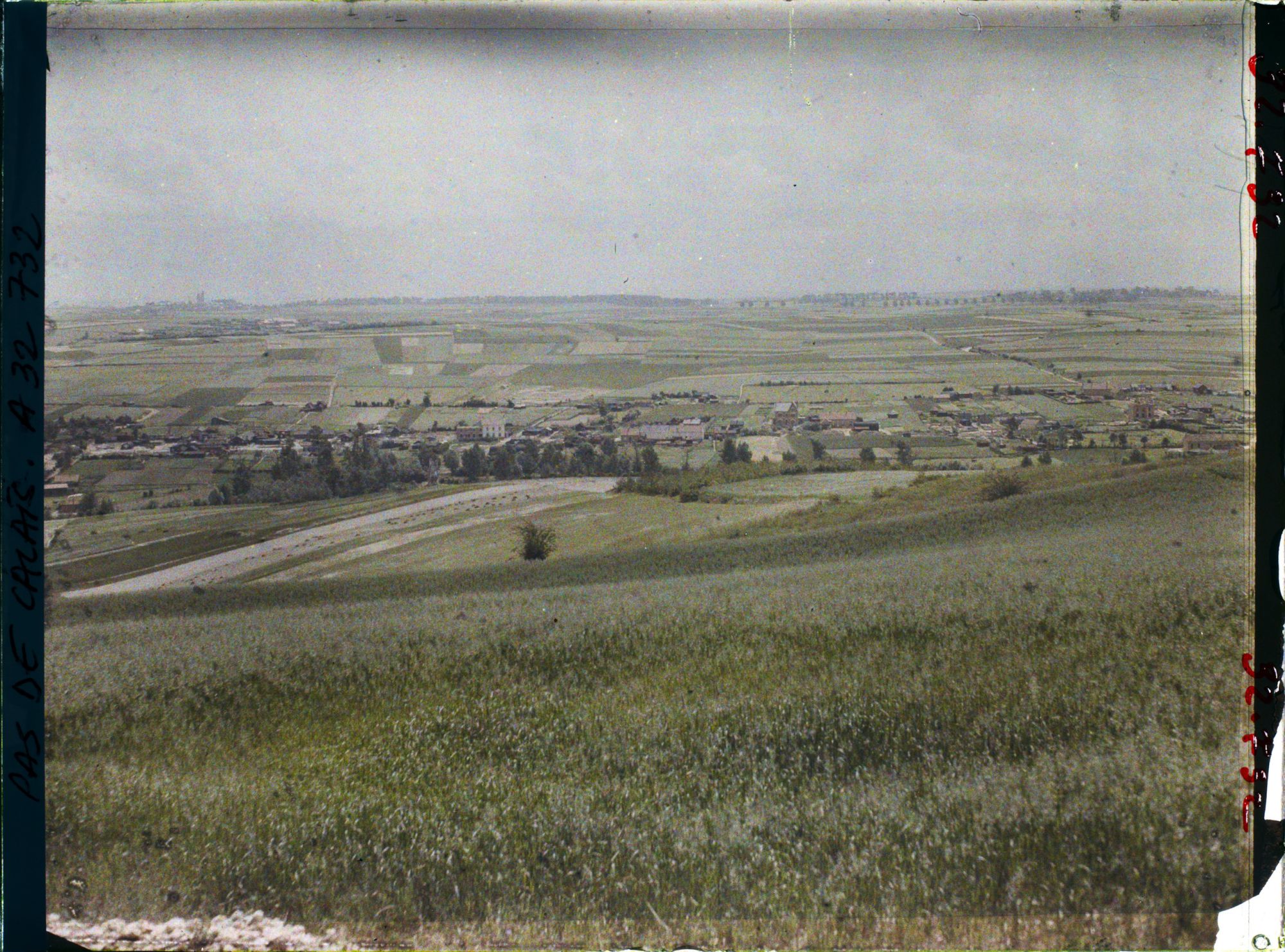 Image représentant France, Ablain St Nazaire, Vue générale prise de Ne De Lorette vers le Mt St Eloi, terre remise en culture