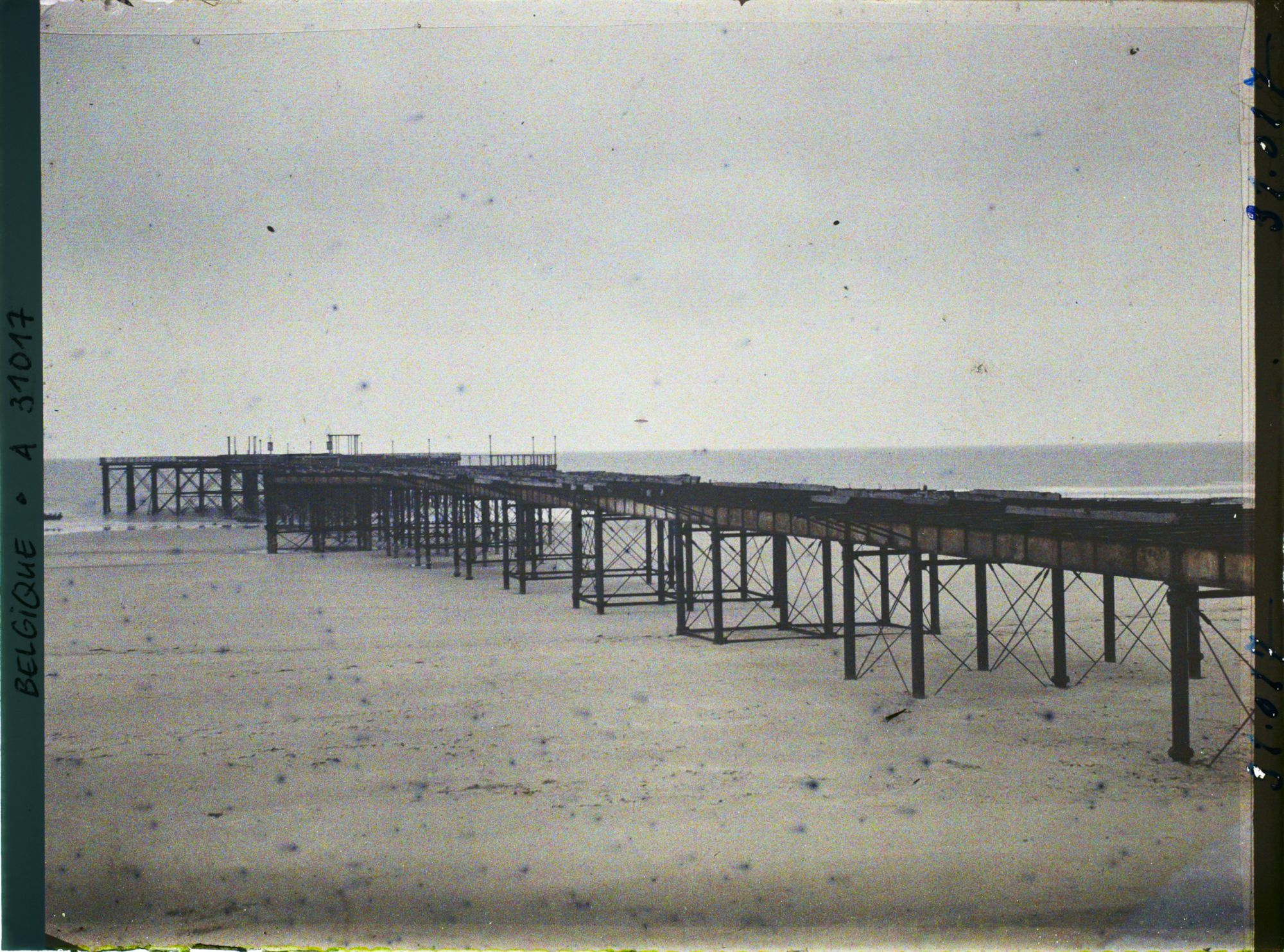 Image représentant Belgique, Blankenberghe, Ruines de la jetée - Promenade