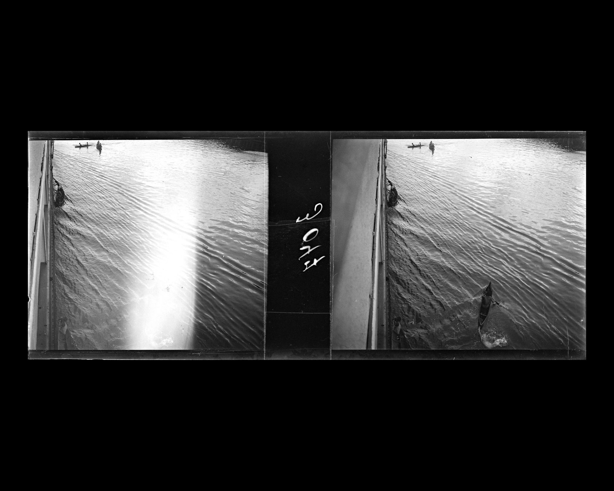 Image représentant Petites embarcations à proximité du Lützow