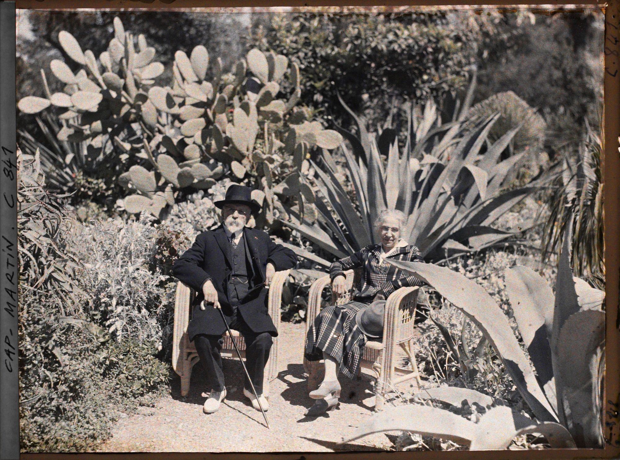 Image représentant Un couple d'invités d'Albert Kahn