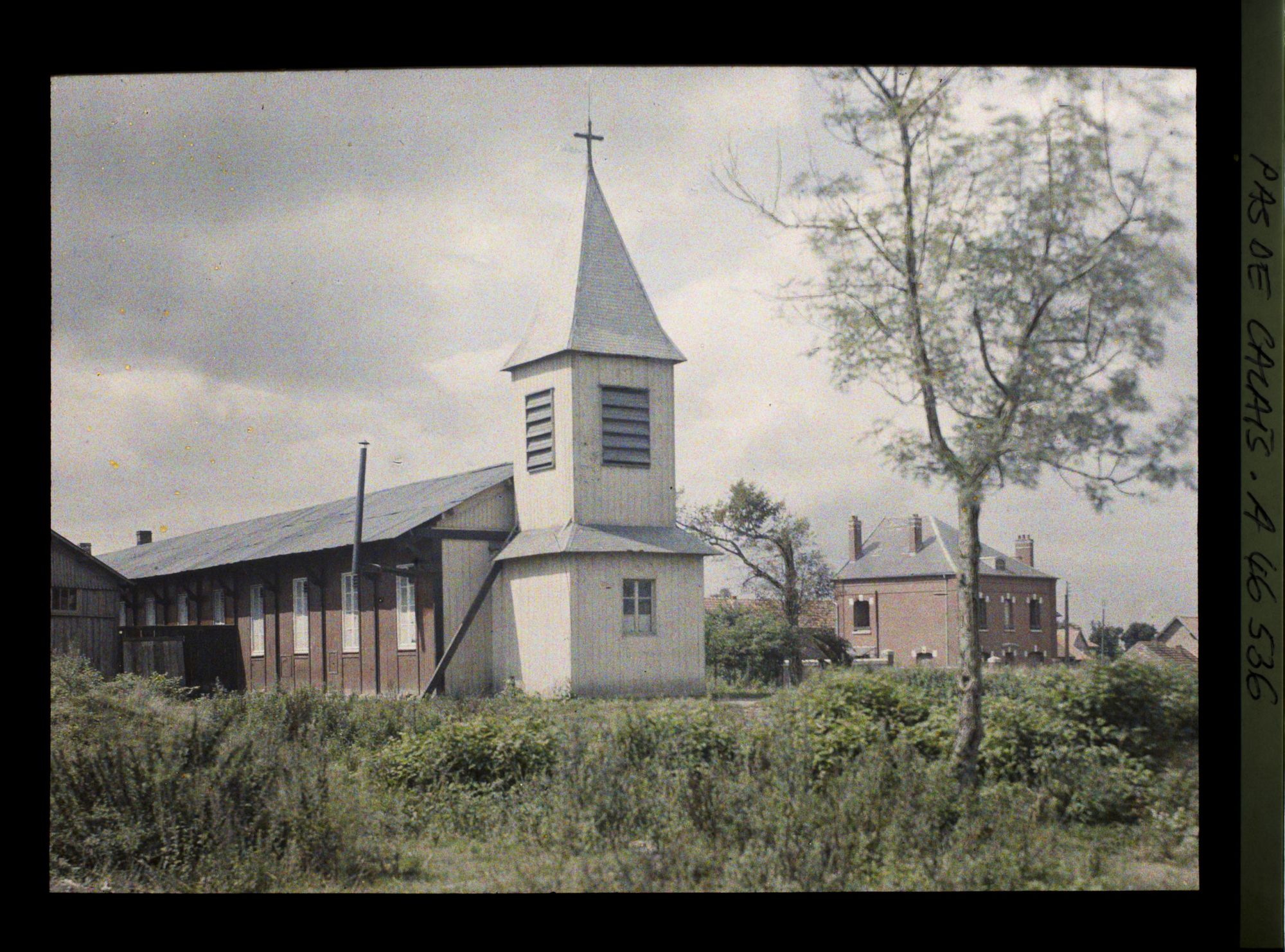 Image représentant France, Achiet, Eglise provisoire
