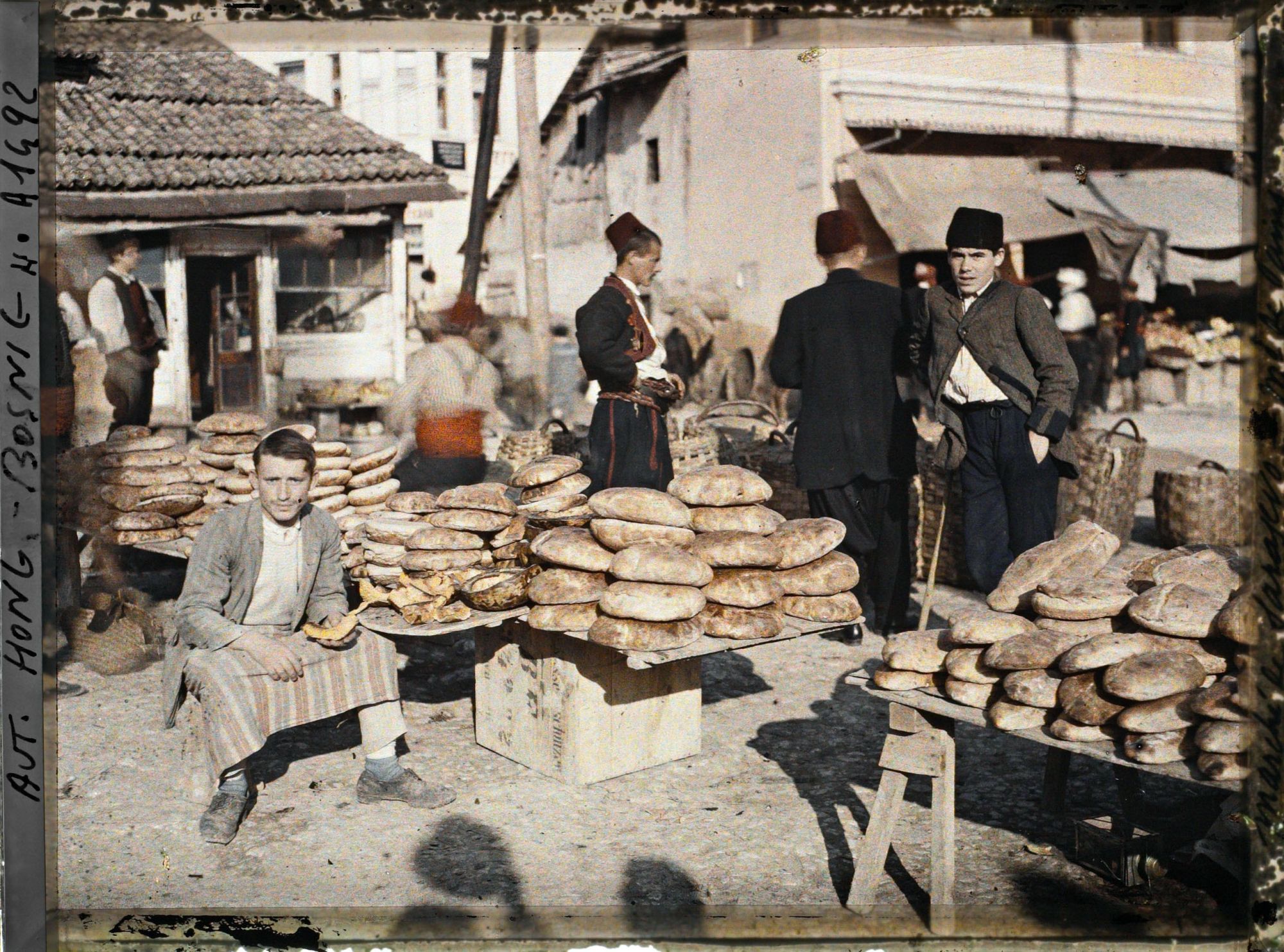 Image représentant Marchand de pains au marché