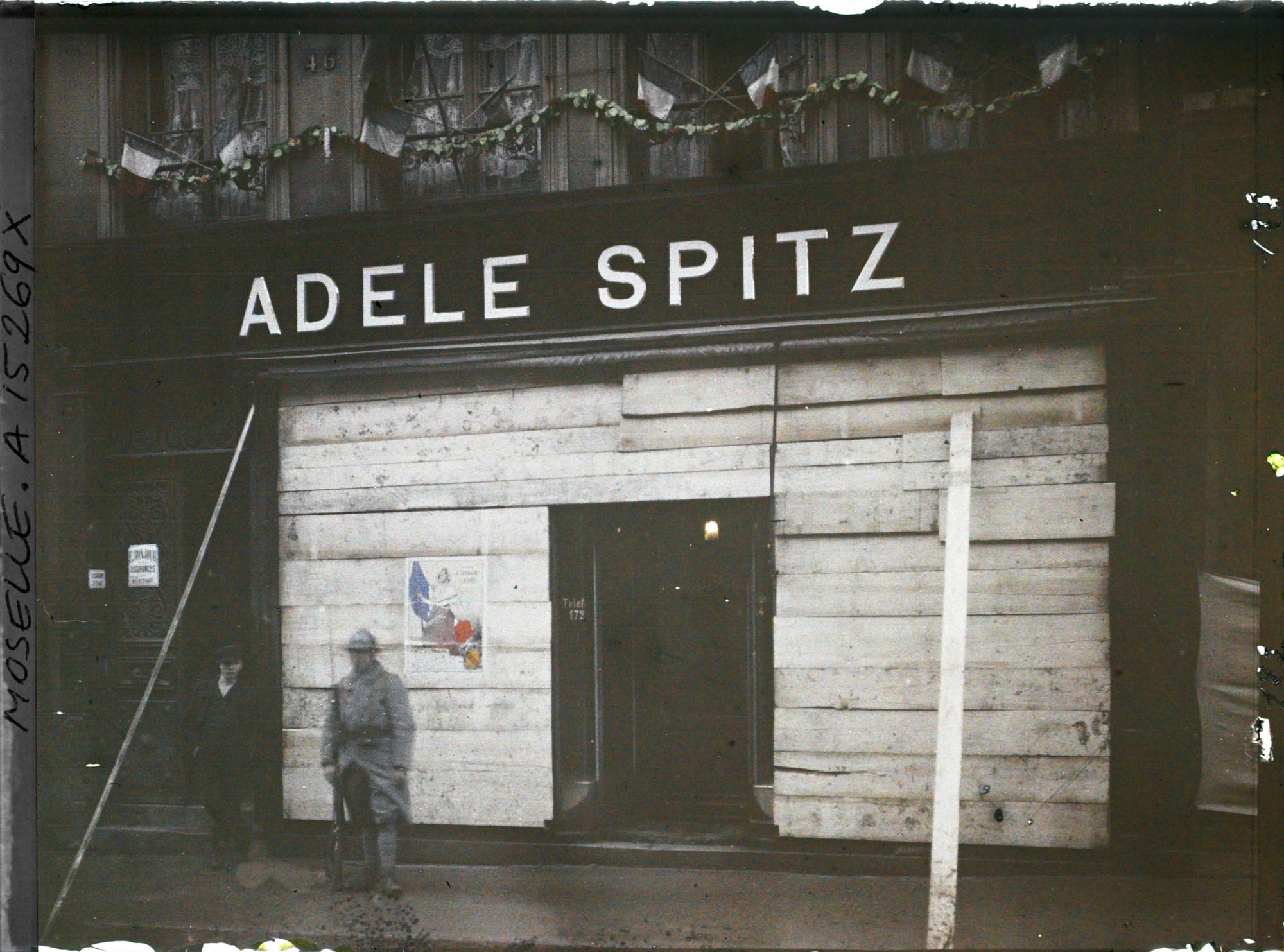 Image représentant La devanture de la boutique Maison de Corsets Adèle Spitz rue Serpenoise