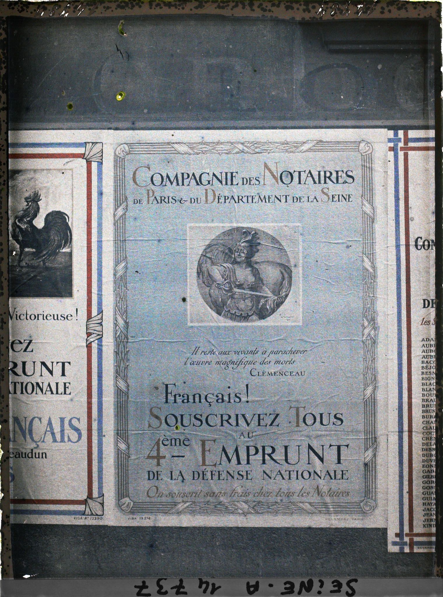 Image représentant Affiche de l'emprunt national, Compagnie des Notaires de Paris
