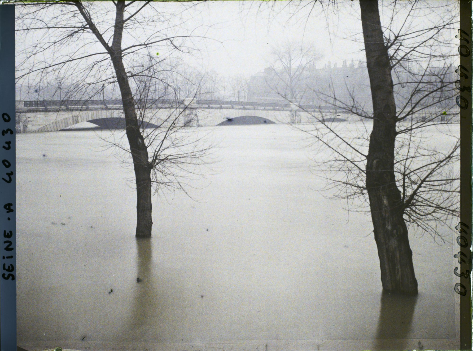 Image représentant La crue de la Seine au pont des Invalides