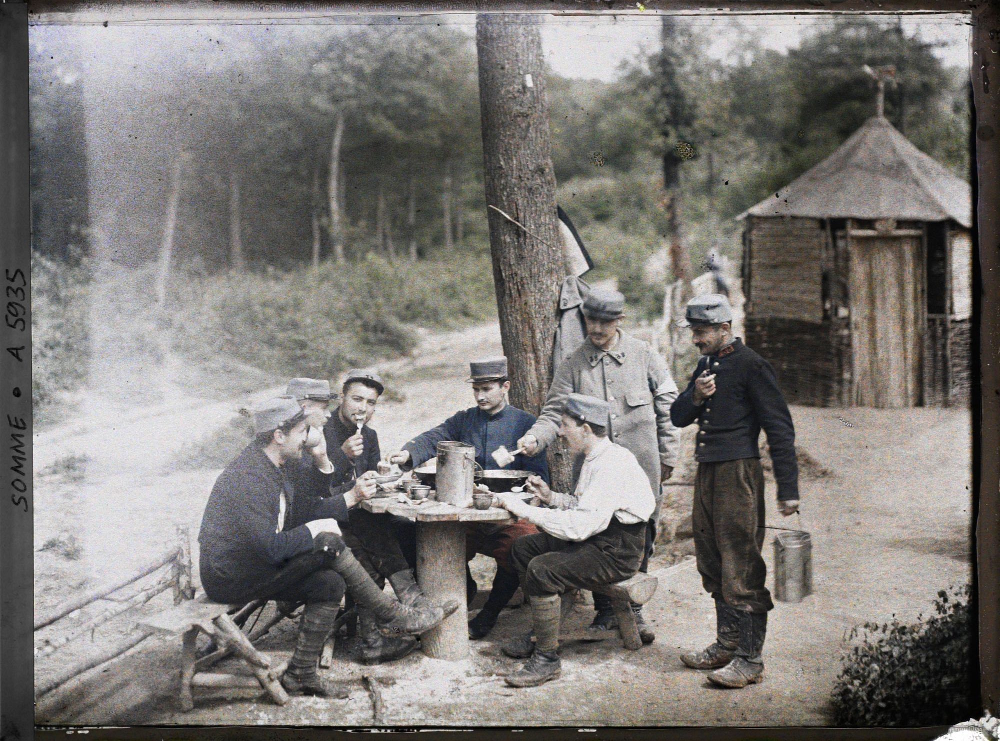 Image représentant Groupe de poilus aux avant-postes