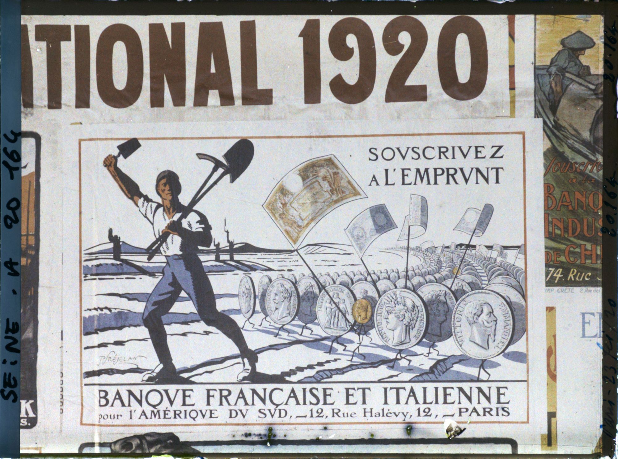 Image représentant Affiches de l'emprunt national de 1920, Banque française et italienne