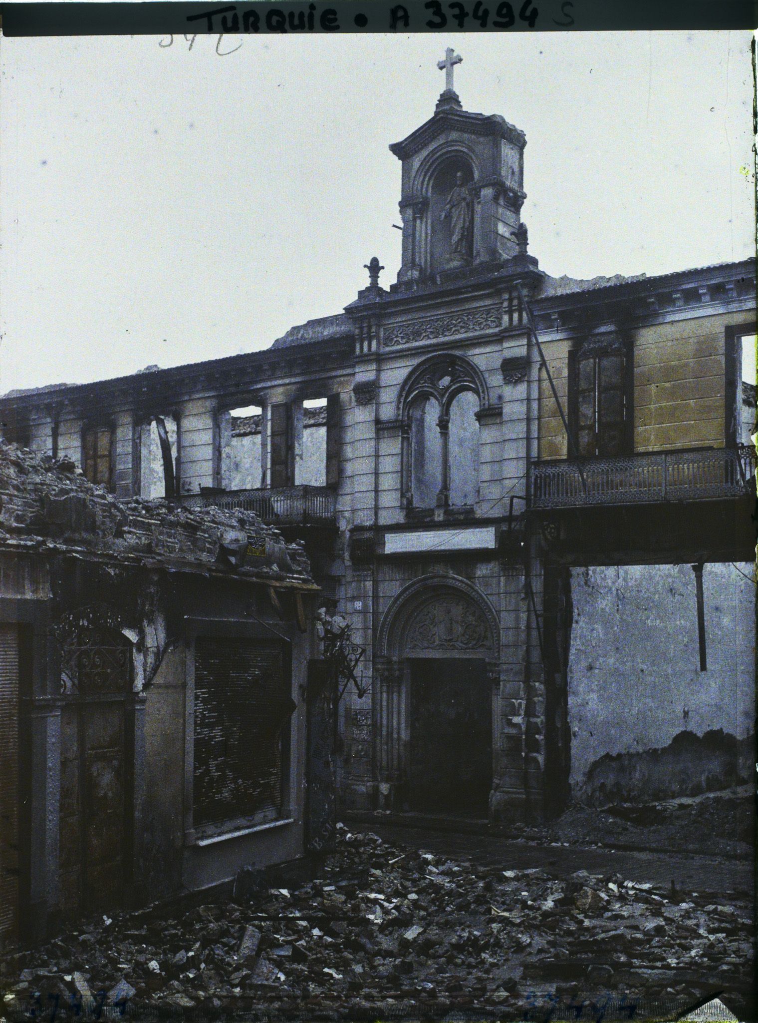 Image représentant Turquie, Smyrne, Ruines du Collège du Sacré Coeur