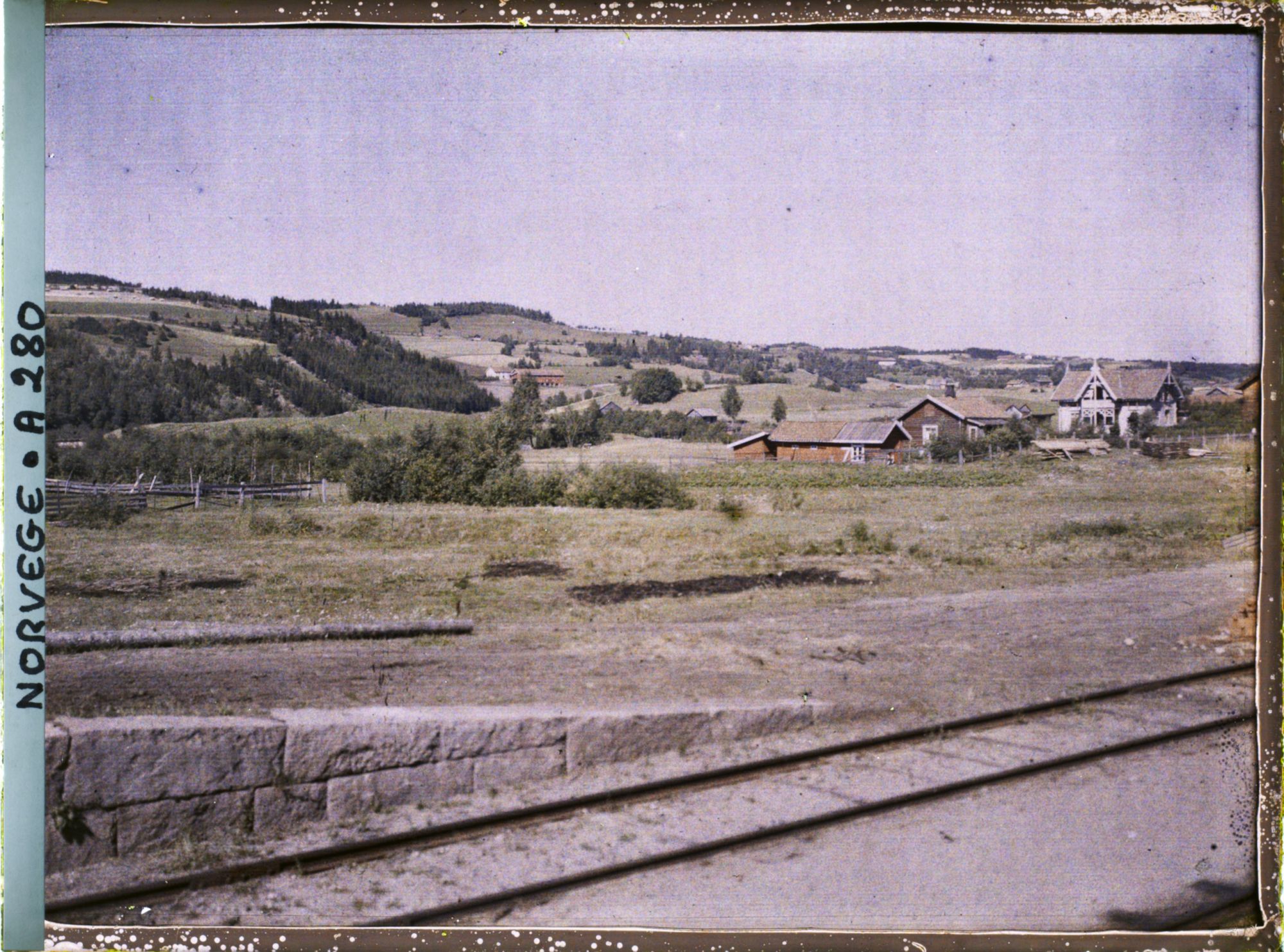 Image représentant Panorama pris du train allant vers Christiania