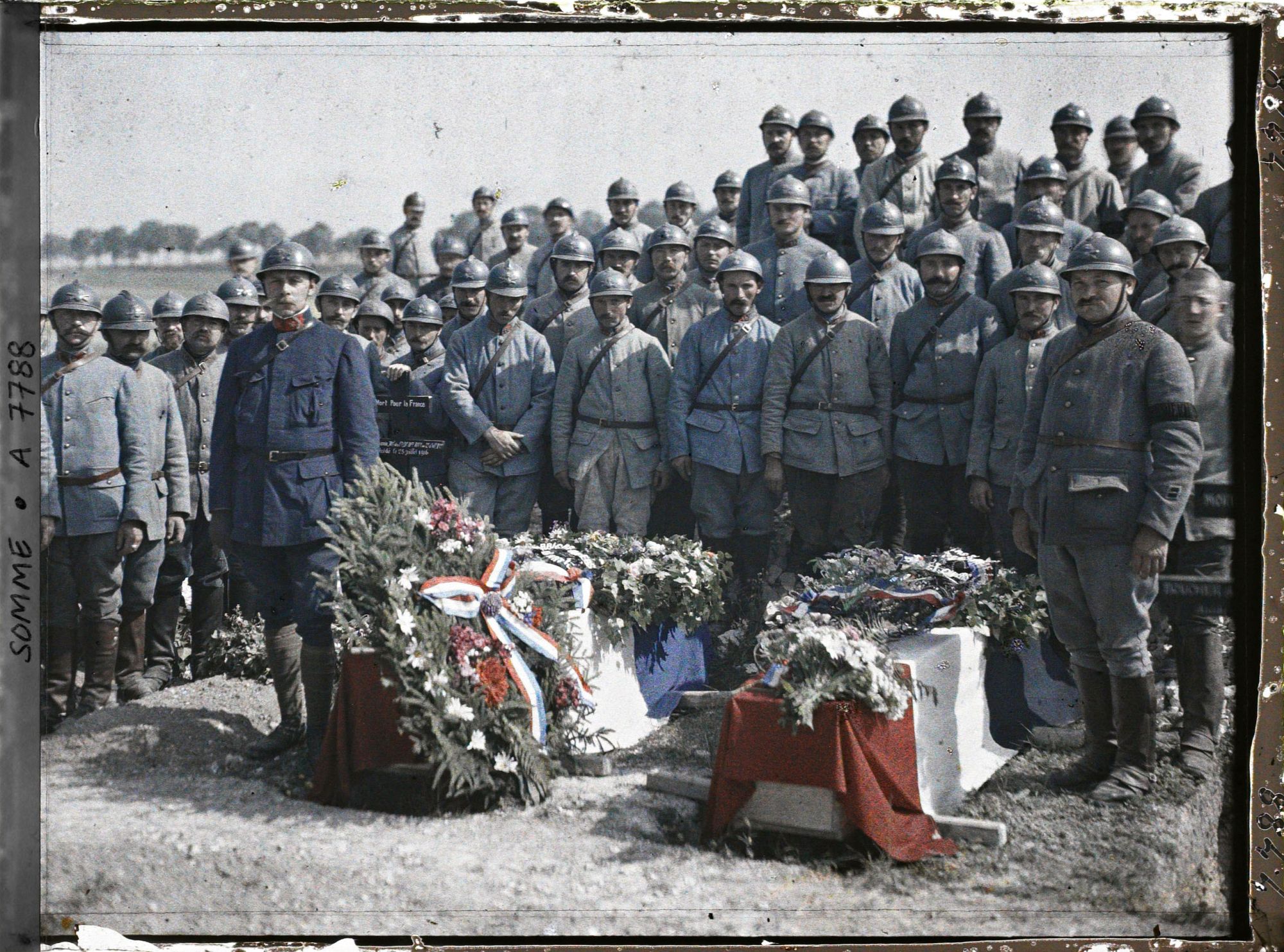 Image représentant Obsèques à Moreuil de soldats tués à Lihons, colonel Thomas, capitaine Chajal et Besaîné