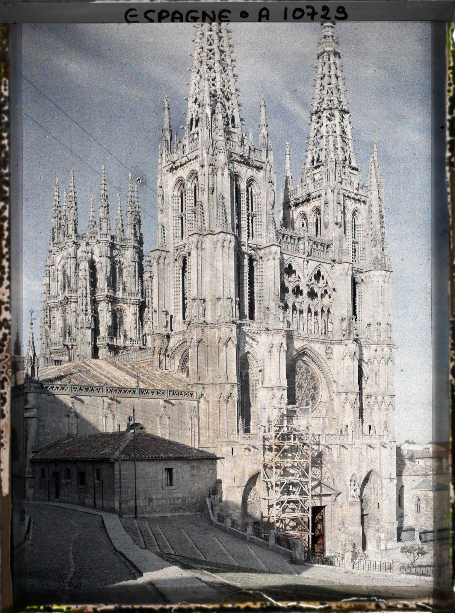 Image représentant Espagne, Burgos, La façade de la Cathédrale