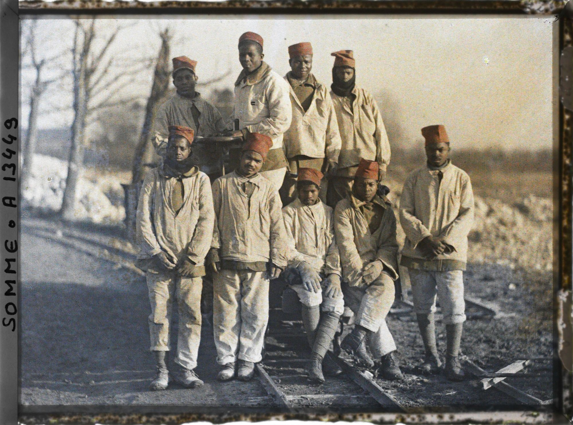 Image représentant France, Ham, Tirailleurs Sénégalais au travail