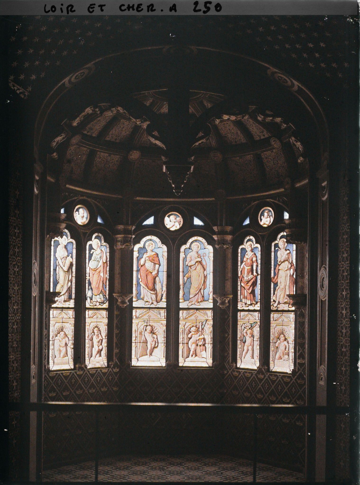 Image représentant L'oratoire de la reine Catherine de Médicis dans les appartements royaux de l'aile François 1er du château