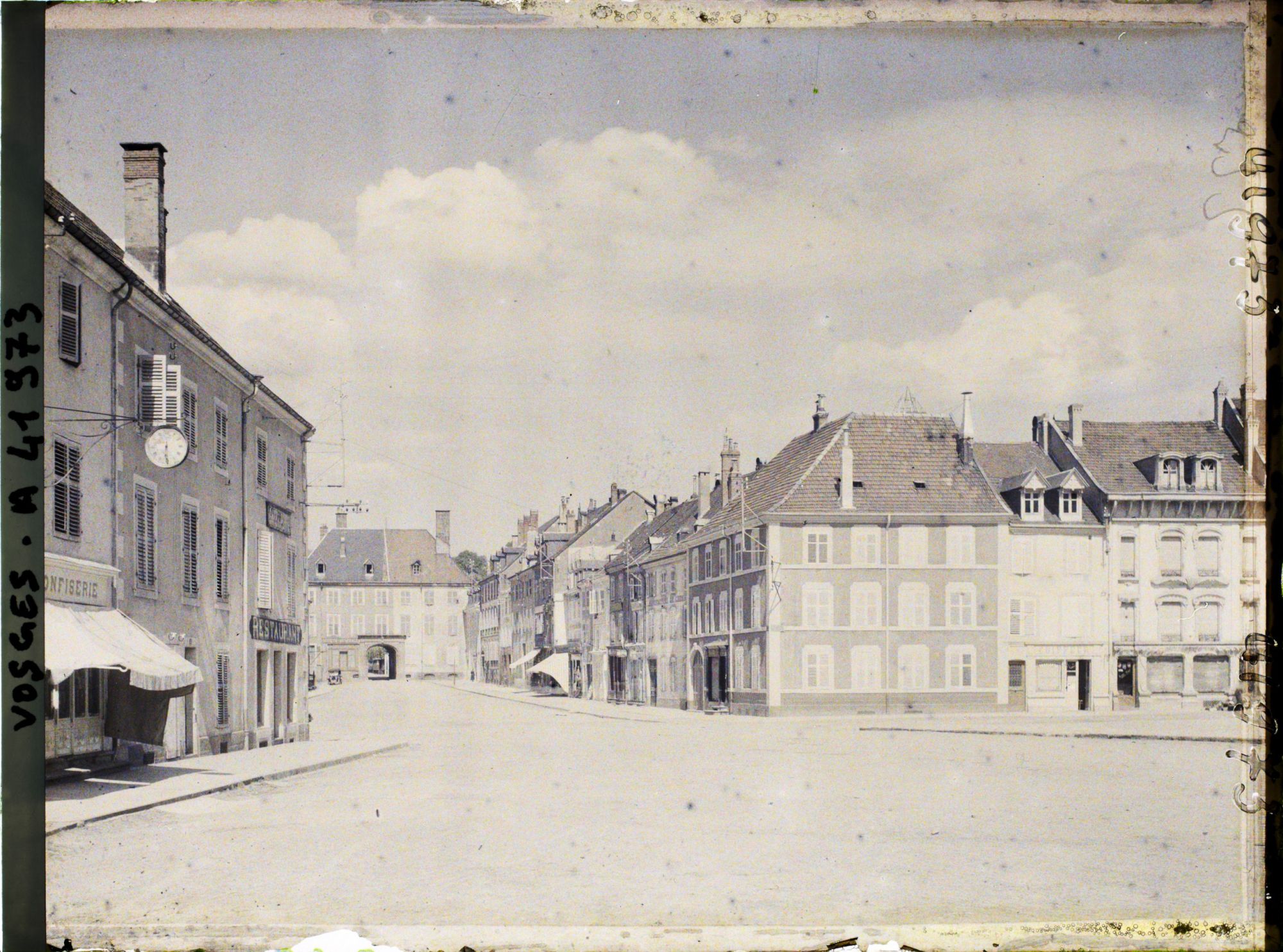 Image représentant France, Senones, Reconstruction Place Dom Calmet