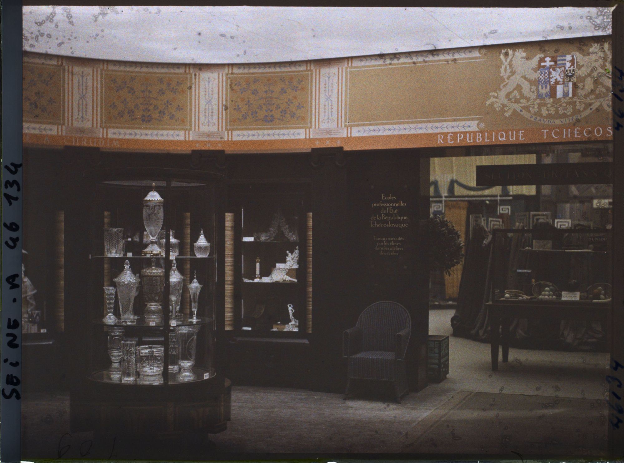 Image représentant L'Exposition des arts décoratifs, Section de la Tchécoslovaquie au Grand Palais