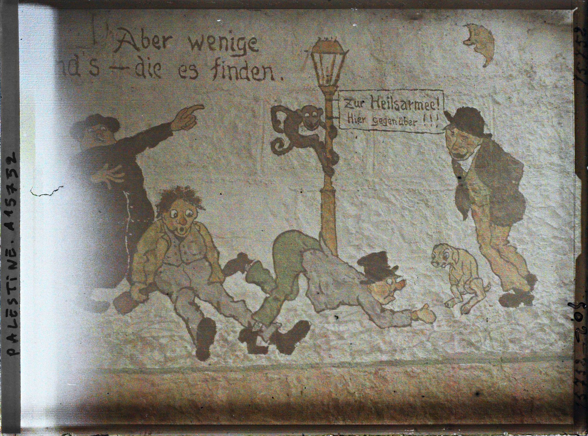 Image représentant Fresque sur un mur du cellier de l'Ecole de la Salle (ou Frères des Ecoles chrétiennes)
