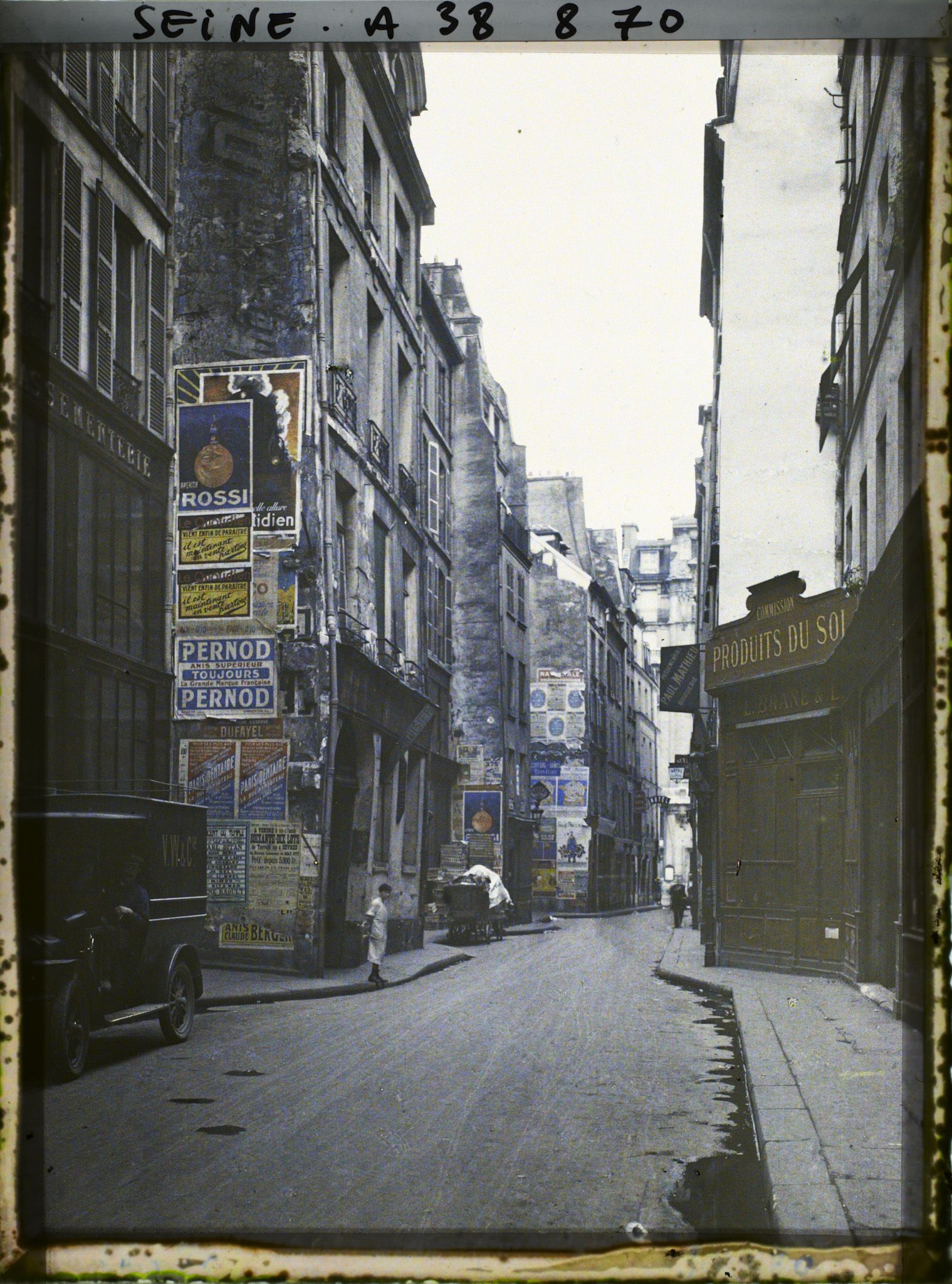 Image représentant La rue Quincampoix au niveau du numéro 80