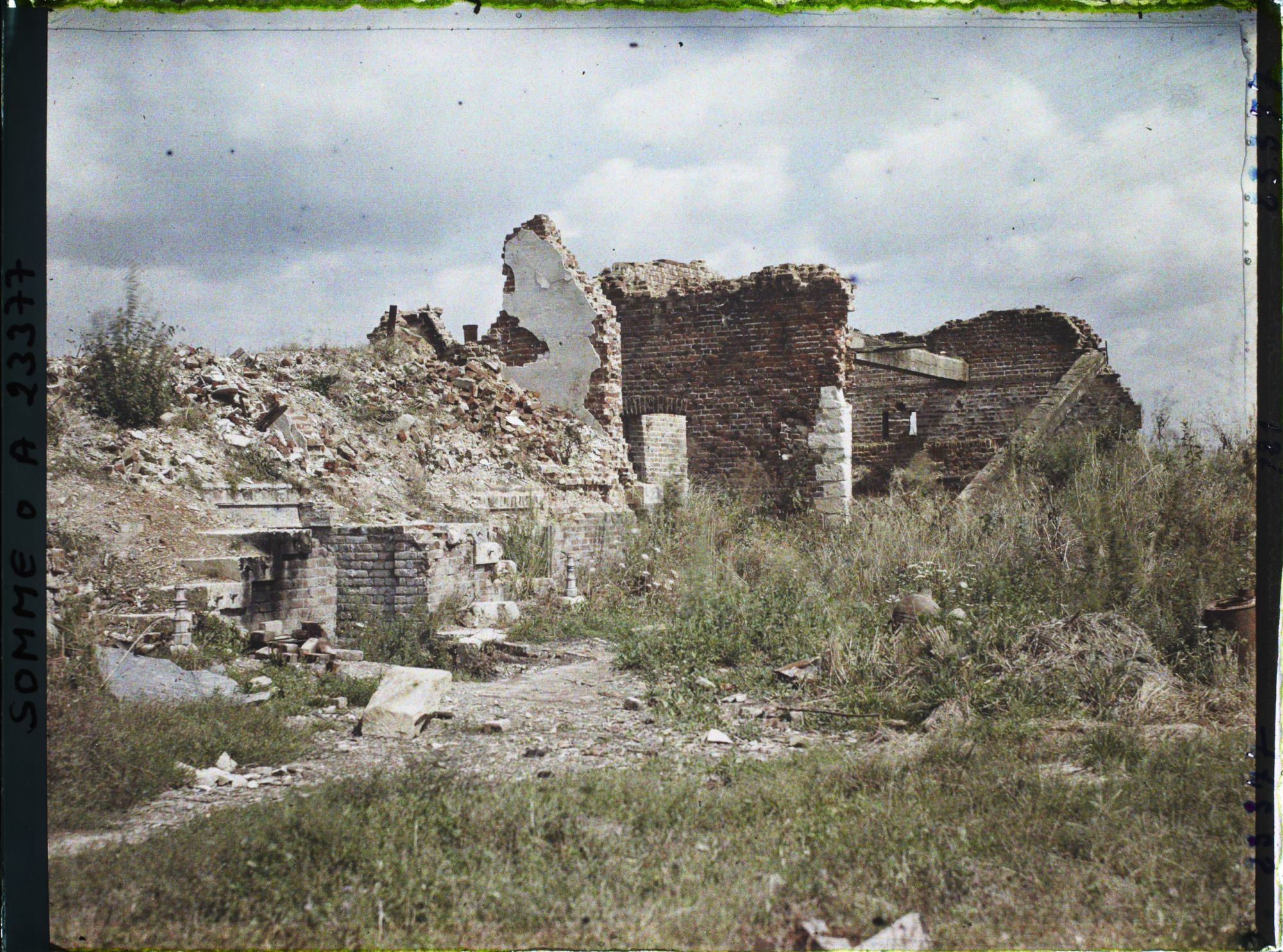 Image représentant France, Barleux, Ruines du Village
