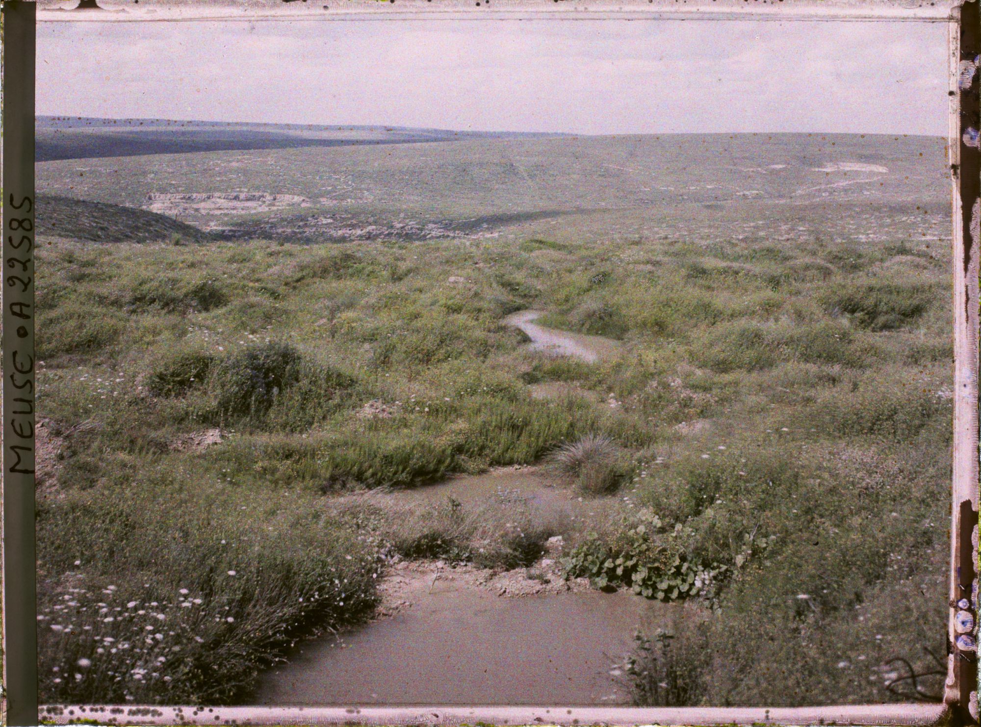 Image représentant France, Ft de Douaumont, Vue s/ les Carrières d'Haudremont, prise de la batterie Centrale de Thiaumont