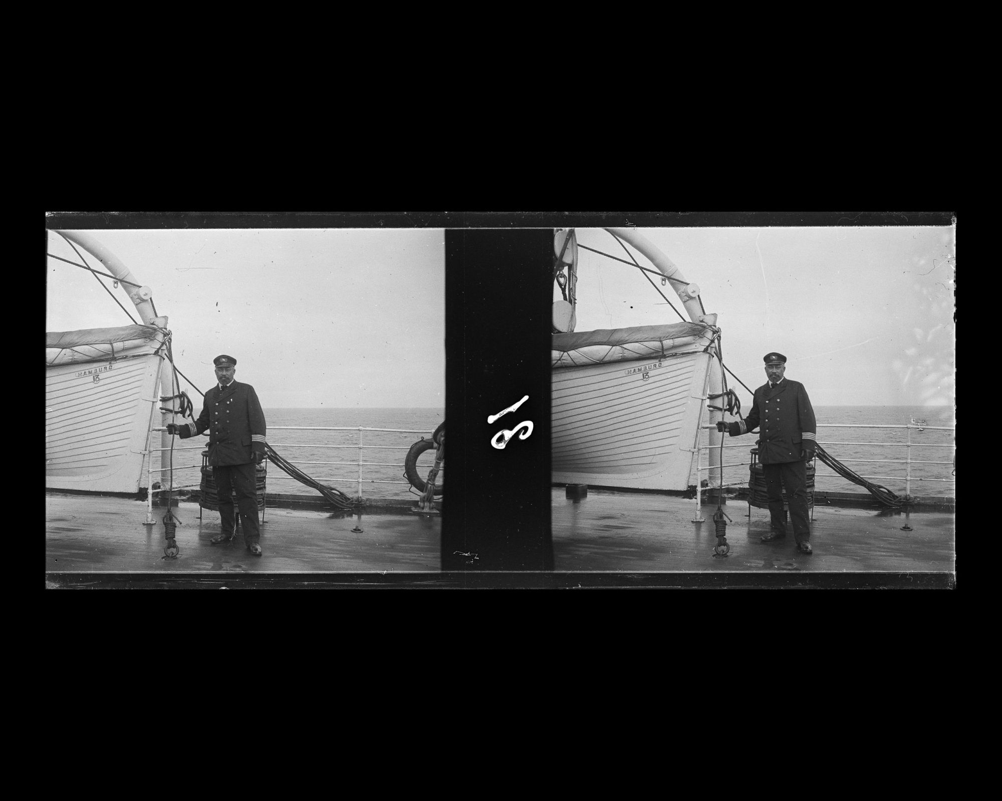 Image représentant Le capitaine Kunth, commandant l'Amerika