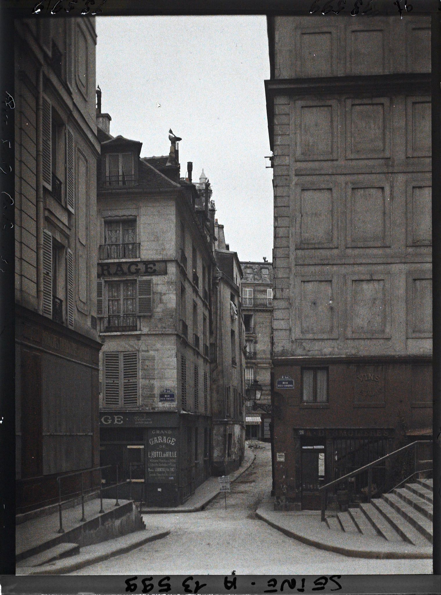 Image représentant La rue de la Colombe et la rue des Ursins