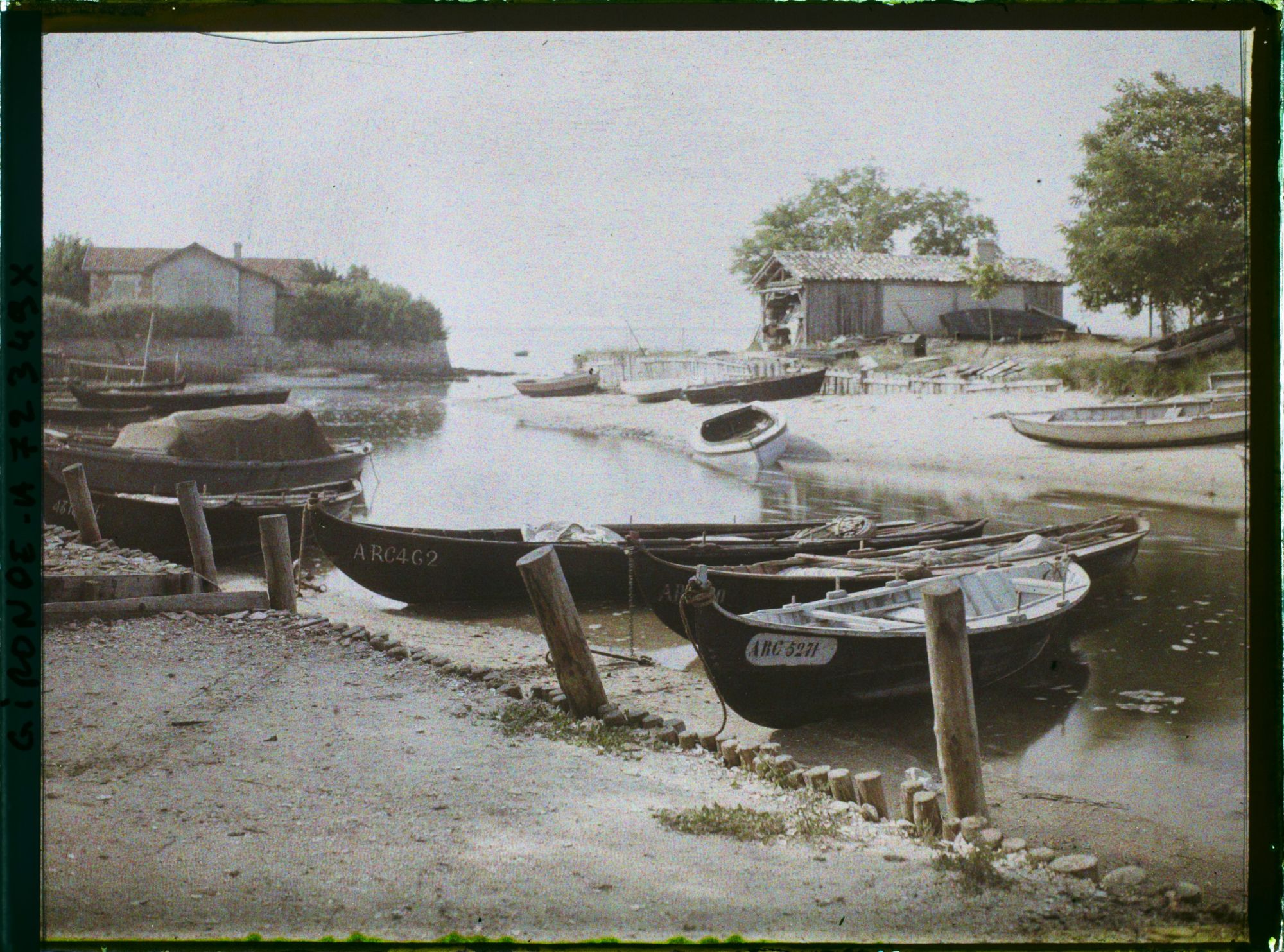 Image représentant Pinasses dans le port de La Teste-de-Buch (?)