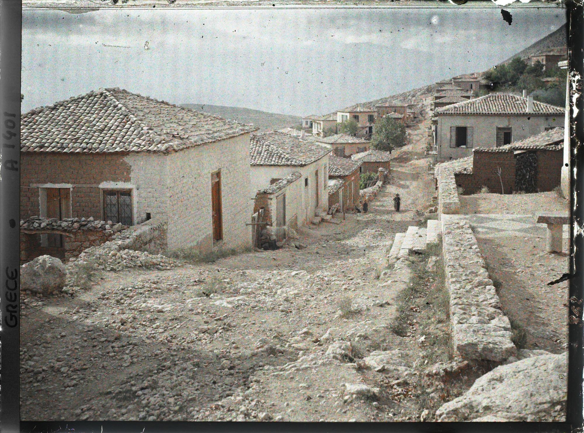 Image représentant Le village de Kastri reconstruit en 1892