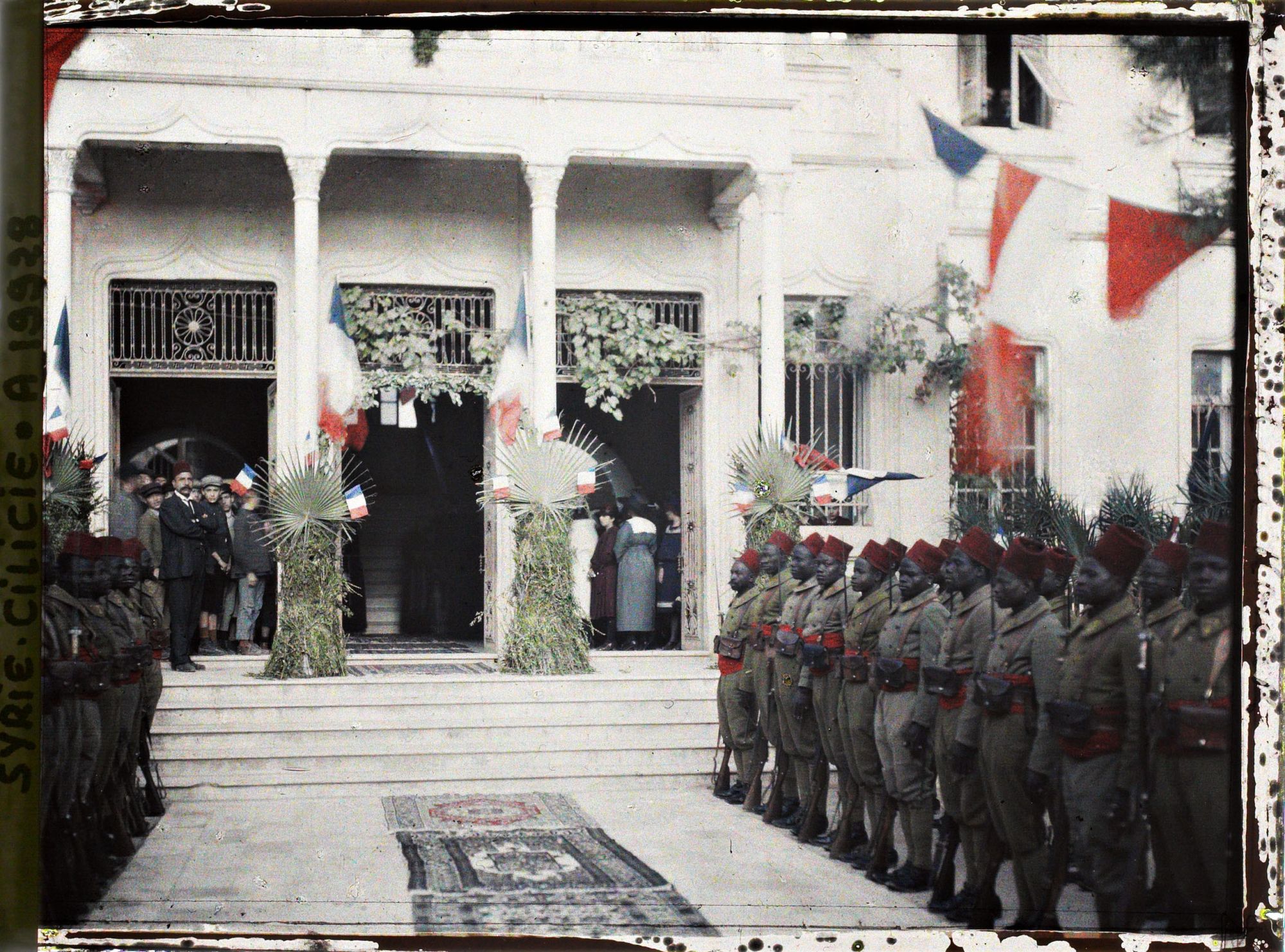 Image représentant Réception au konak du général Gouraud