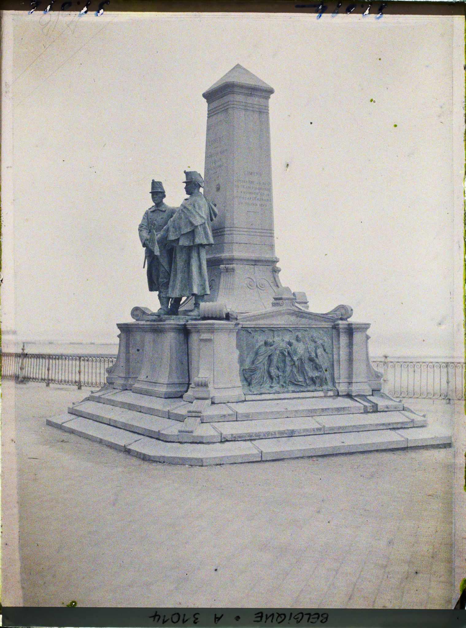 Image représentant Belgique, Blankenberghe, Monument de de Bruyne et Lypens