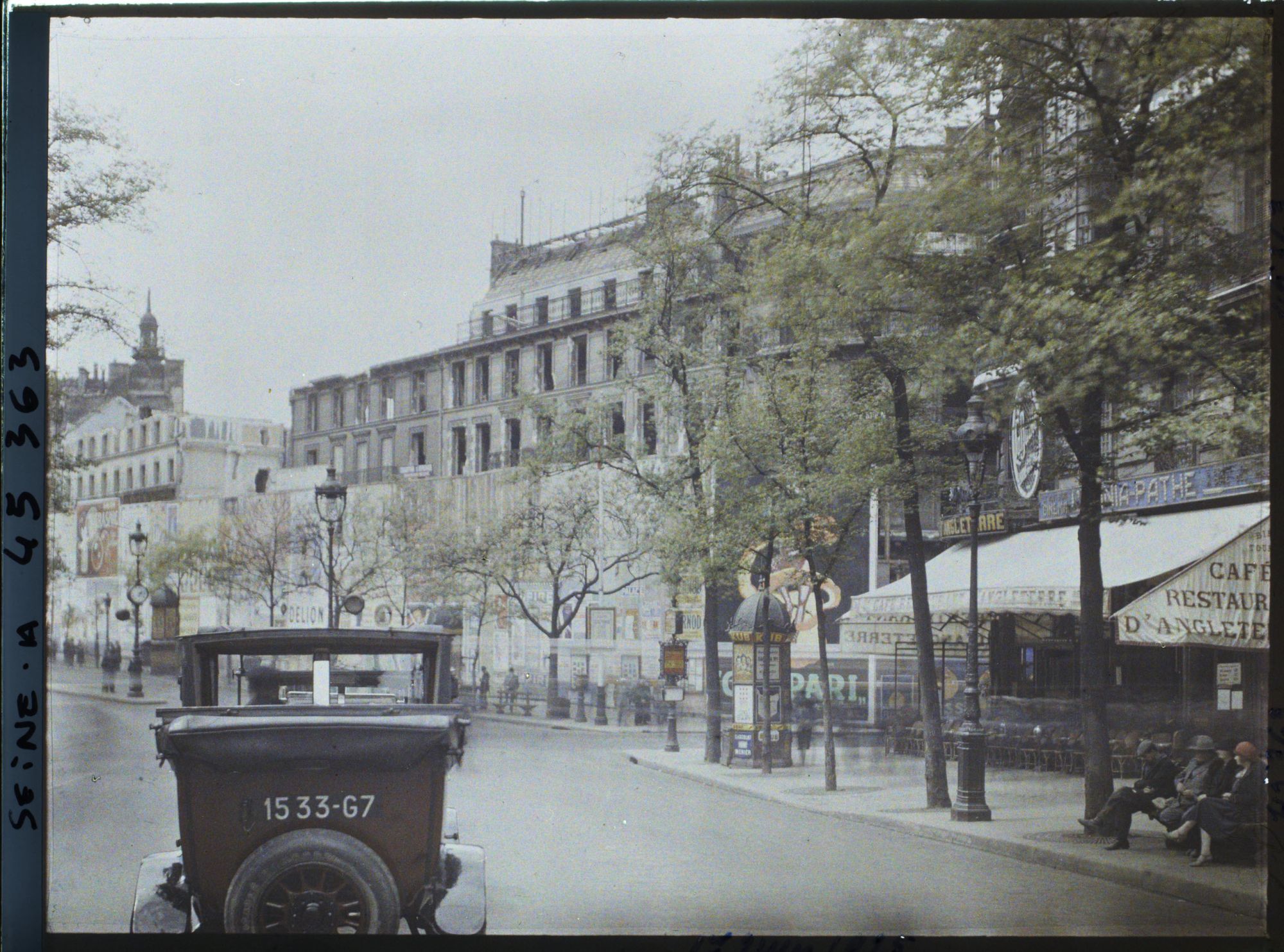 Image représentant Travaux boulevard Haussmann, à l'angle du boulevard des Italiens