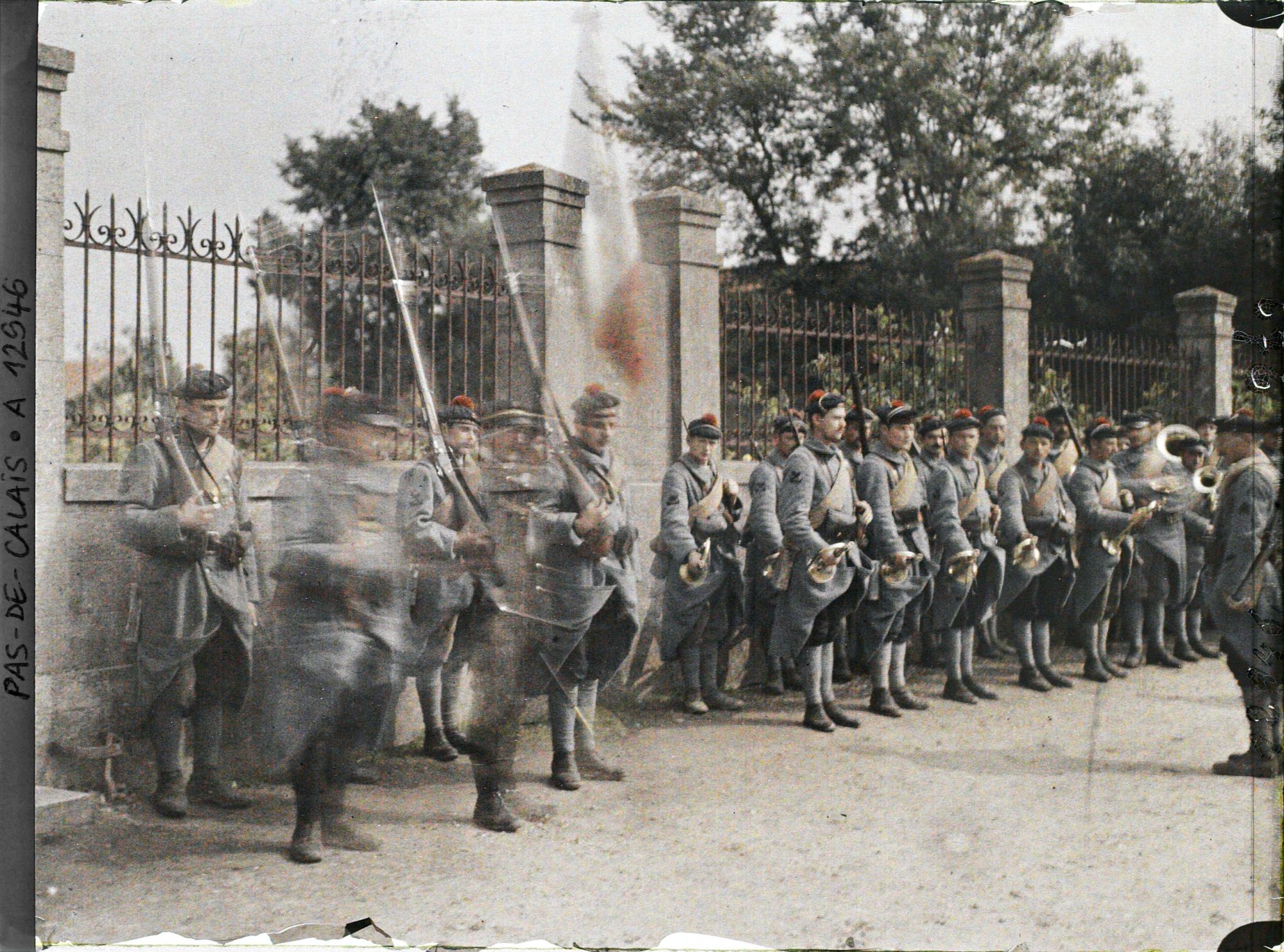 Image représentant (Présentation du) drapeau des fusiliers marins
