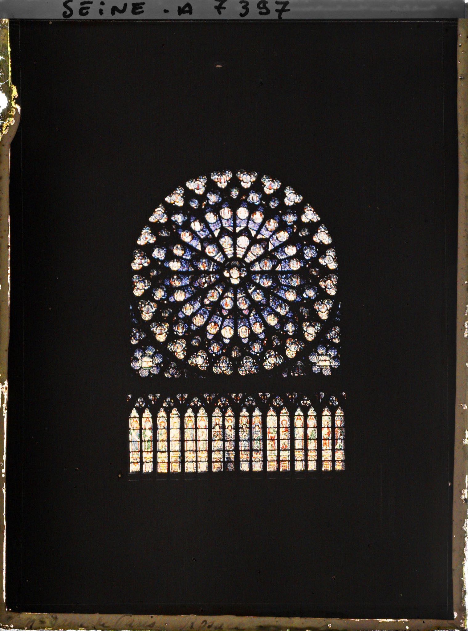 Image représentant La rosace sud de Notre-Dame