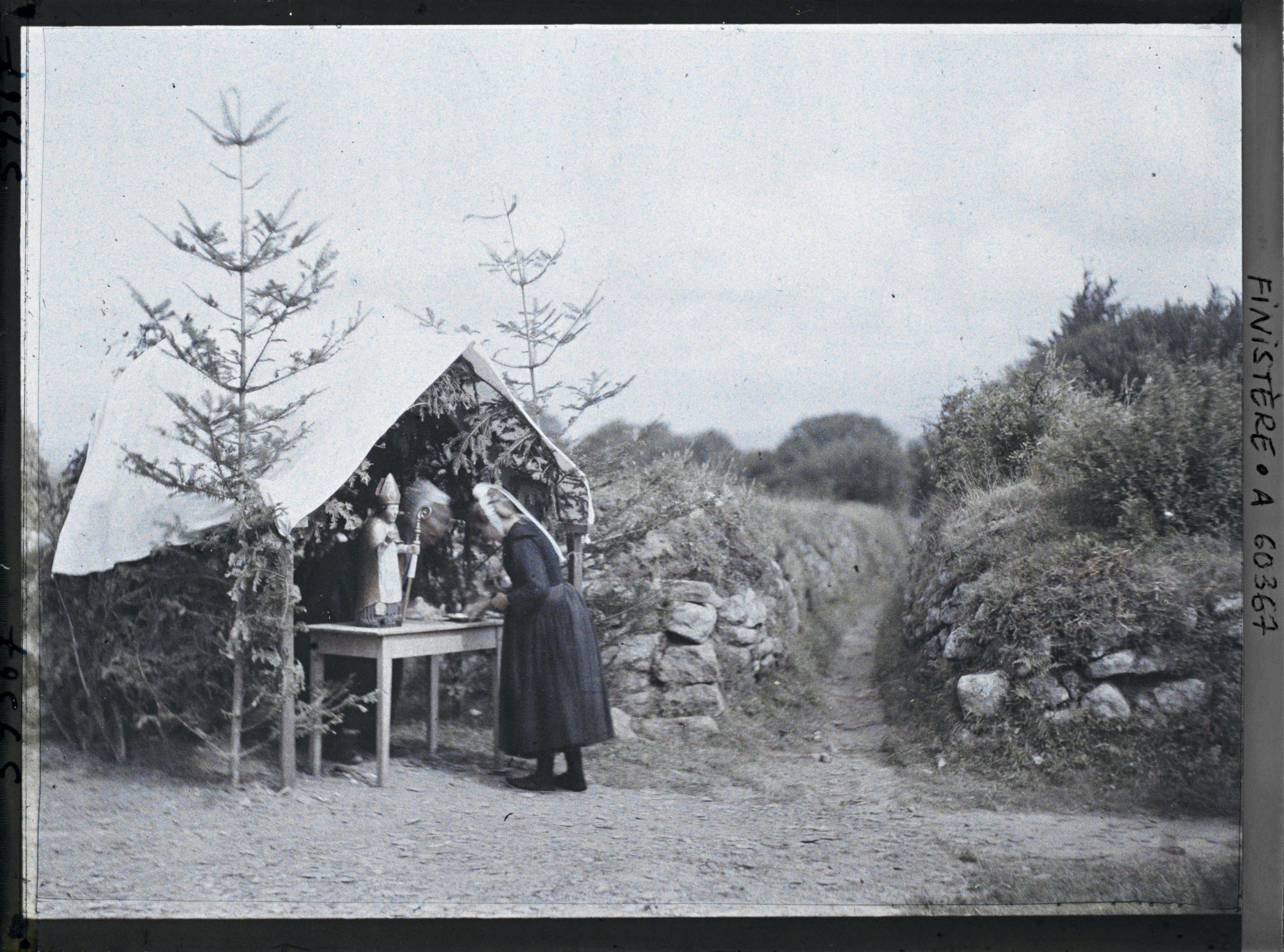 Image représentant Le reposoir de saint Germain ? sur le parcours de la Grande Troménie