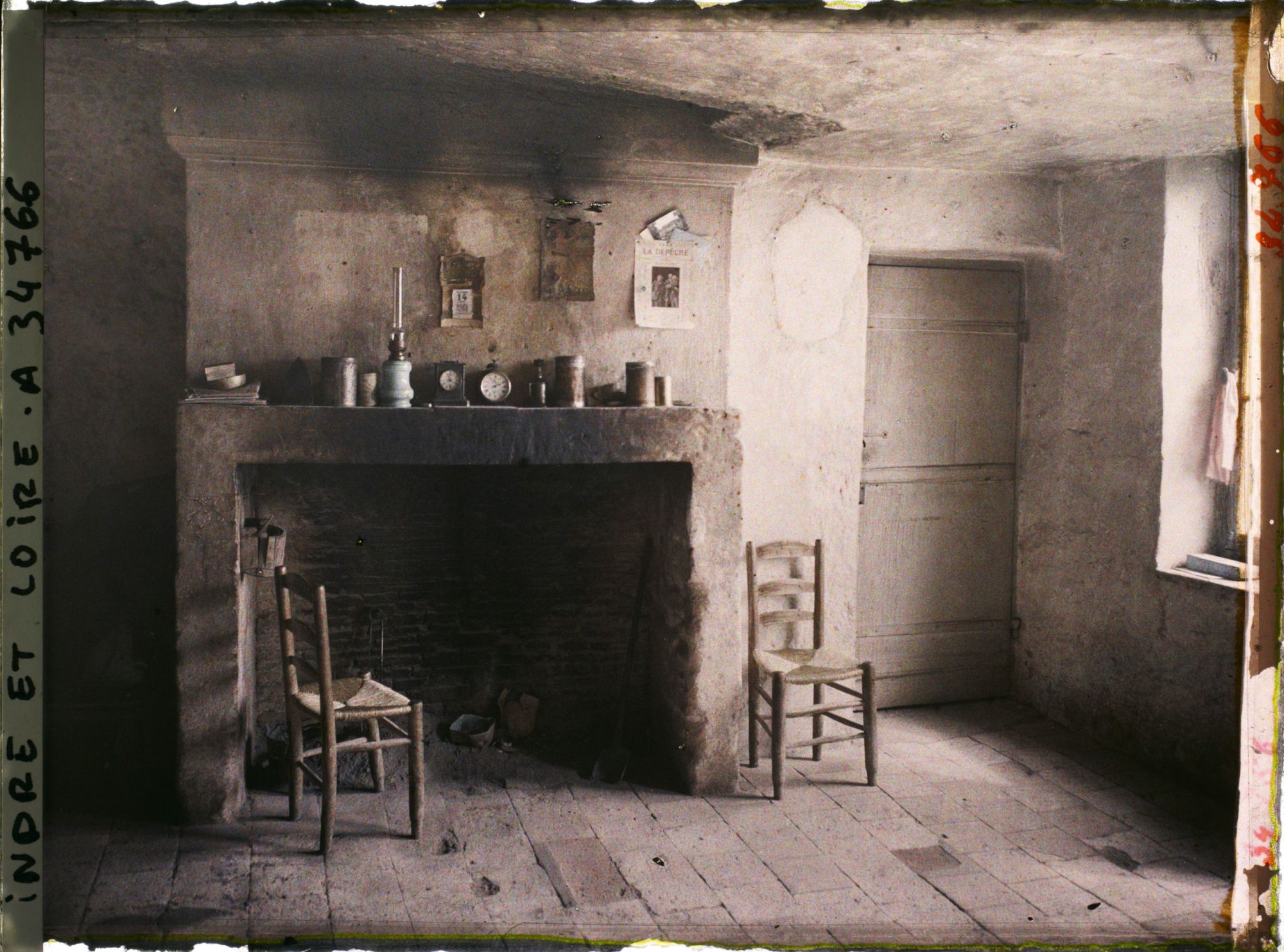 Image représentant Chambre à coucher dans une habitation troglodyte