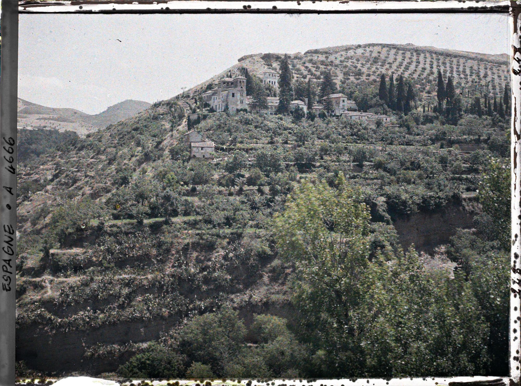 Image représentant Panorama du Generalife depuis l'Alhambra