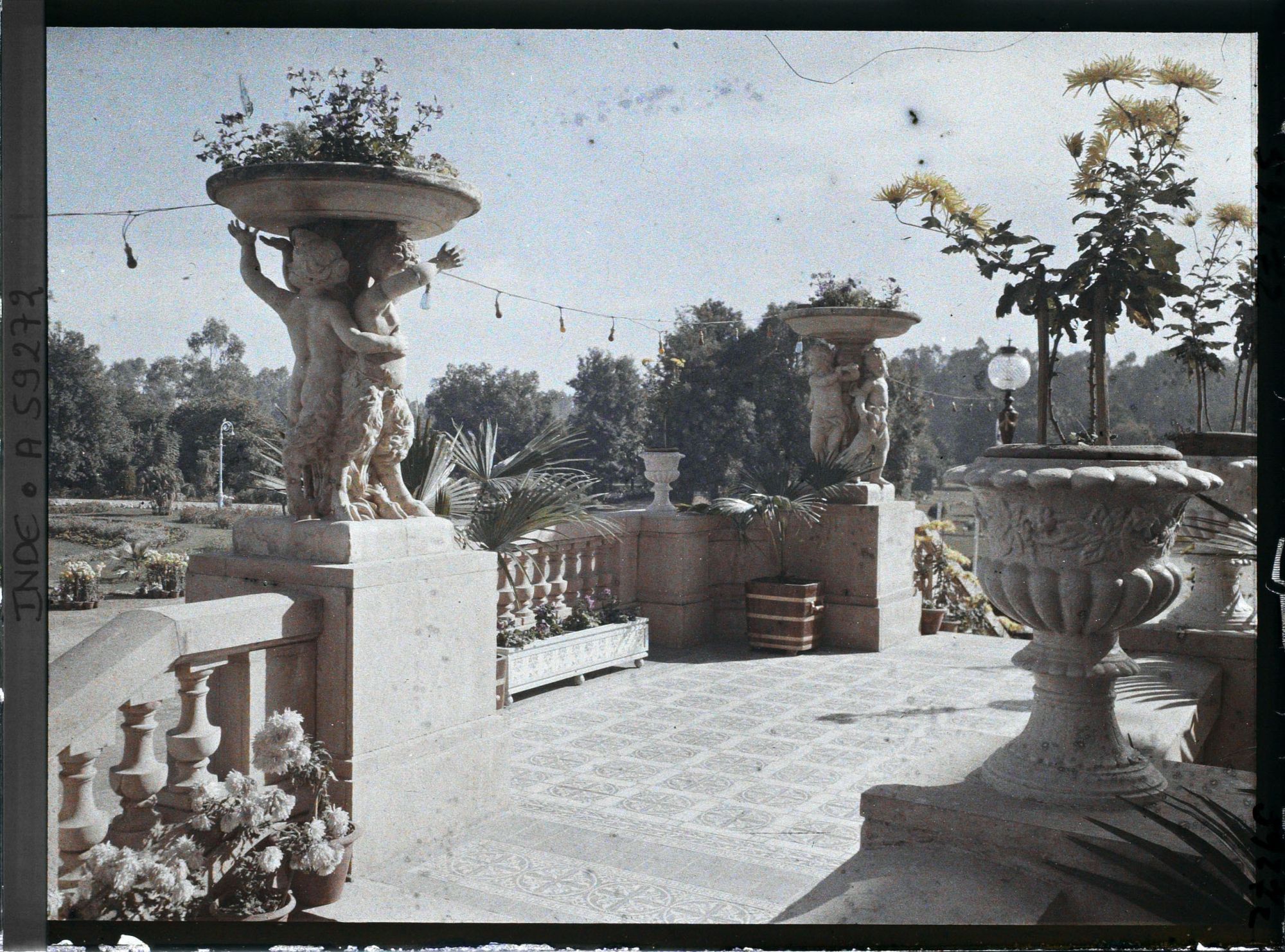 Image représentant Terrasse du nouveau palais du maharajah Jagatjit Singh