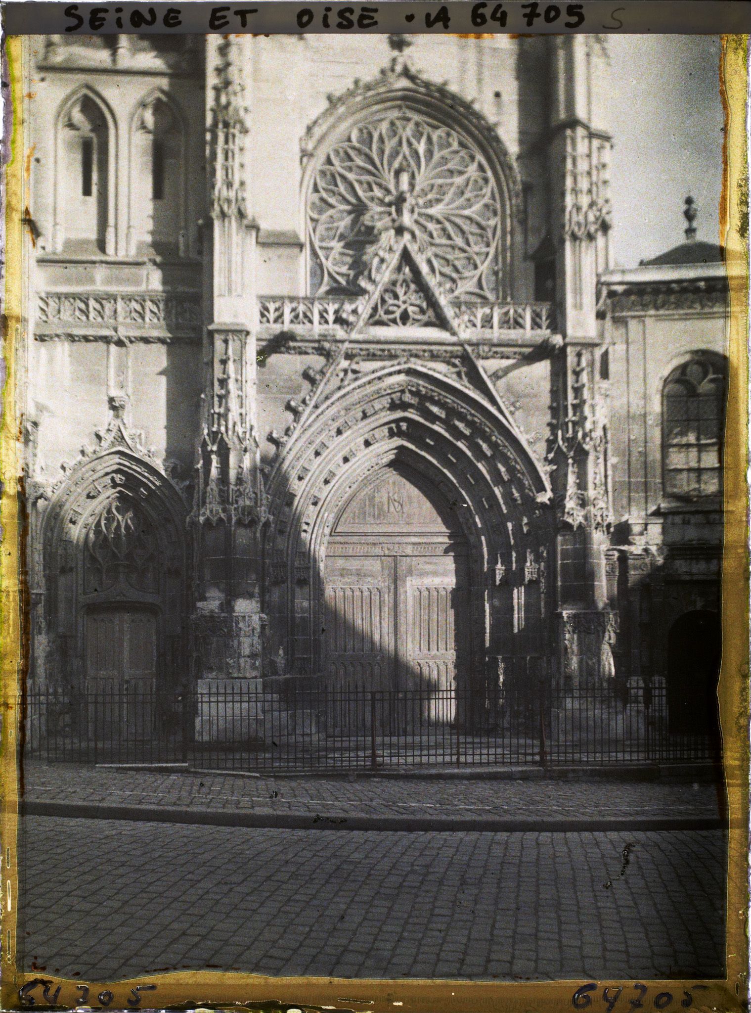 Image représentant Ile de France, Pontoise, Le Porche de la Cathédrale St Maclou