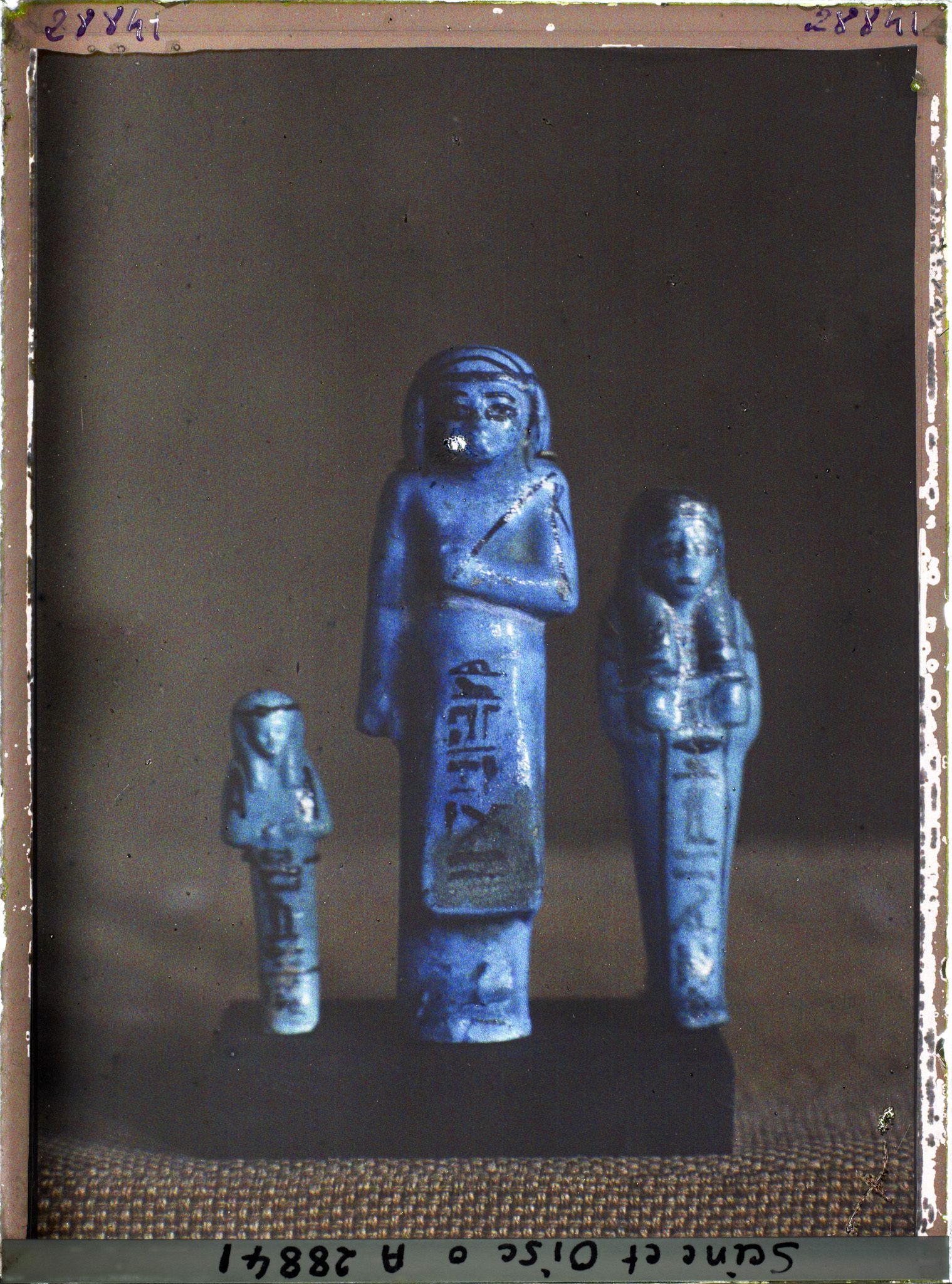 Image représentant Oushebtis appartenant aux collections égyptiennes du musée de Sèvres