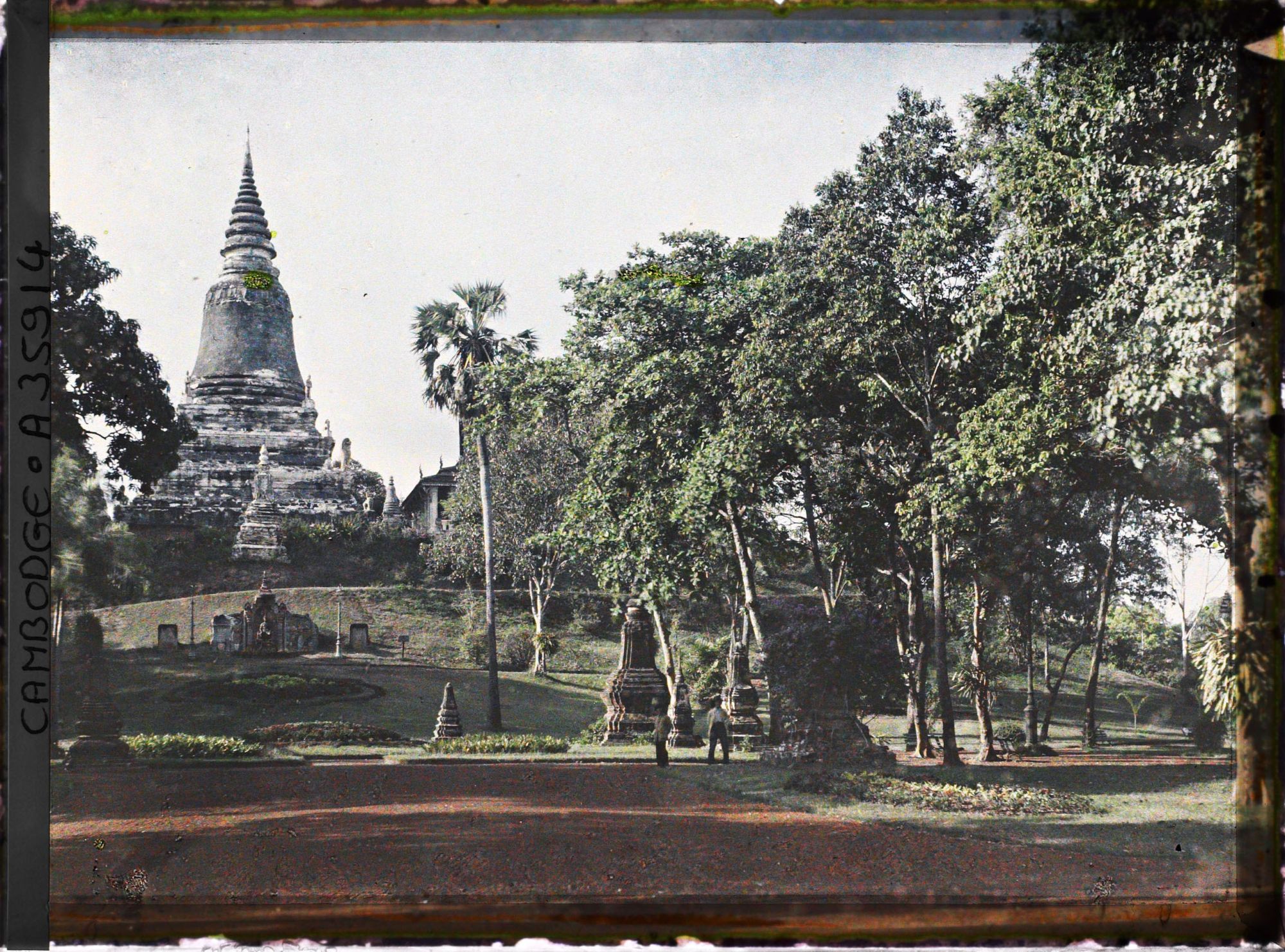 Image représentant Le Vat Phnom (" colline du temple ")